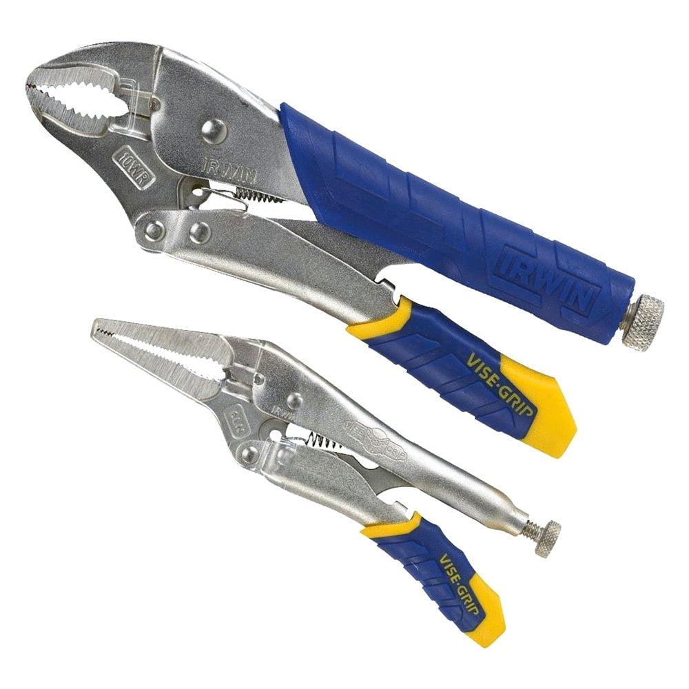 IRWIN Vise-Grip Fast Release Locking Pliers Set (Blue, 6 in and 10 in) urabe