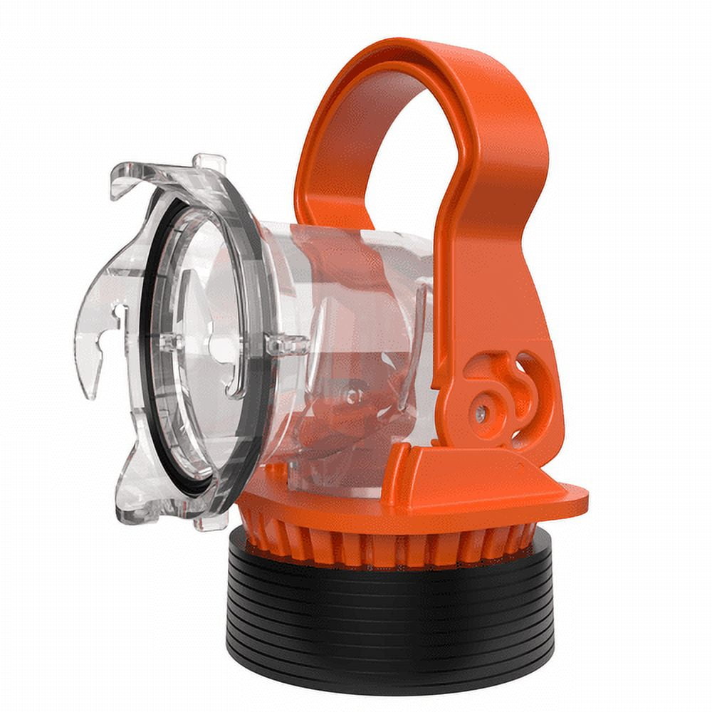 Camco Rhino RV Sewer Hose Elbow with Drain Lock Adapter (Orange, 1 Pack) 7zlkh