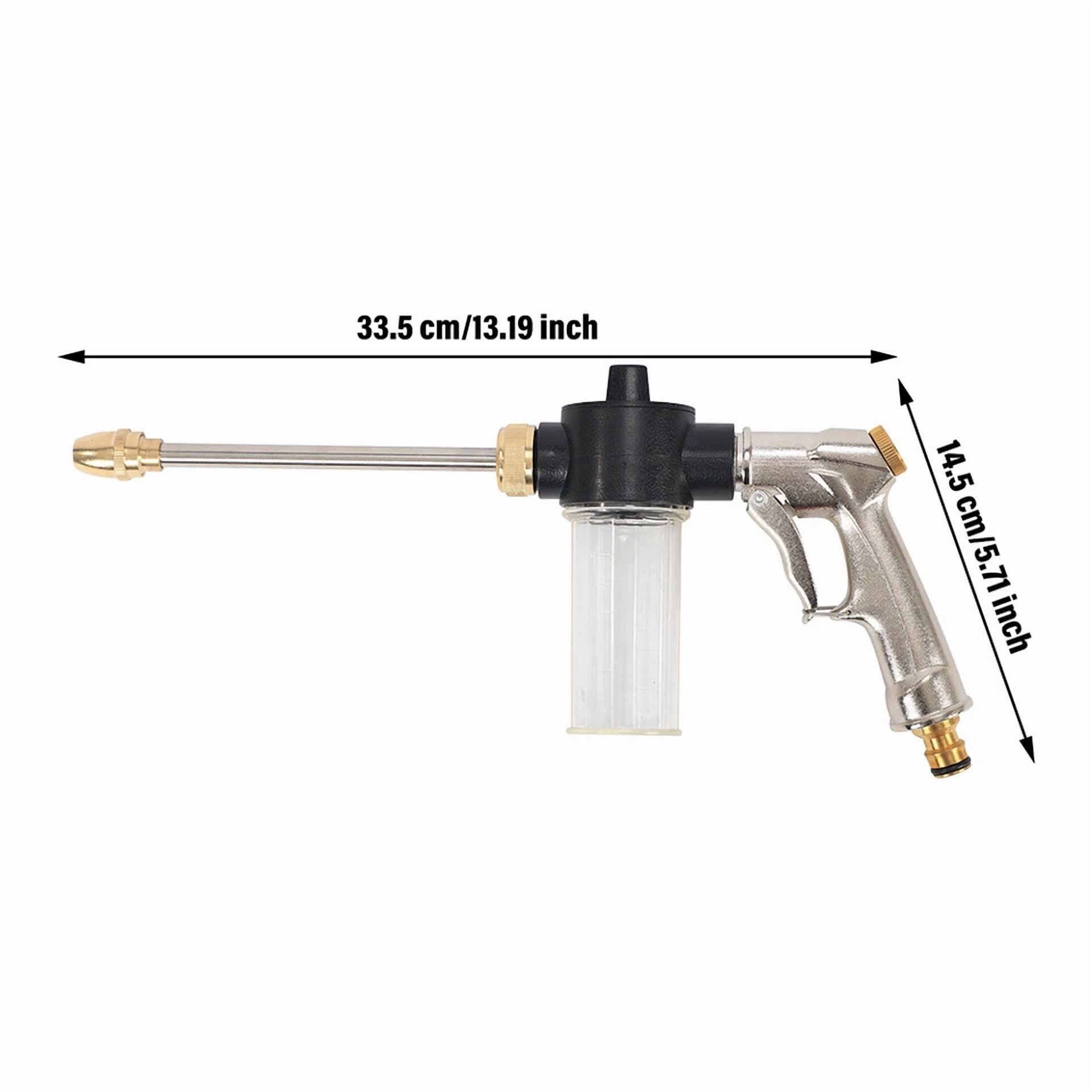 Purely Elizabeth High Pressure Water Spray Nozzle for Car Wash and Garden Hose (1 Pack) ofgey