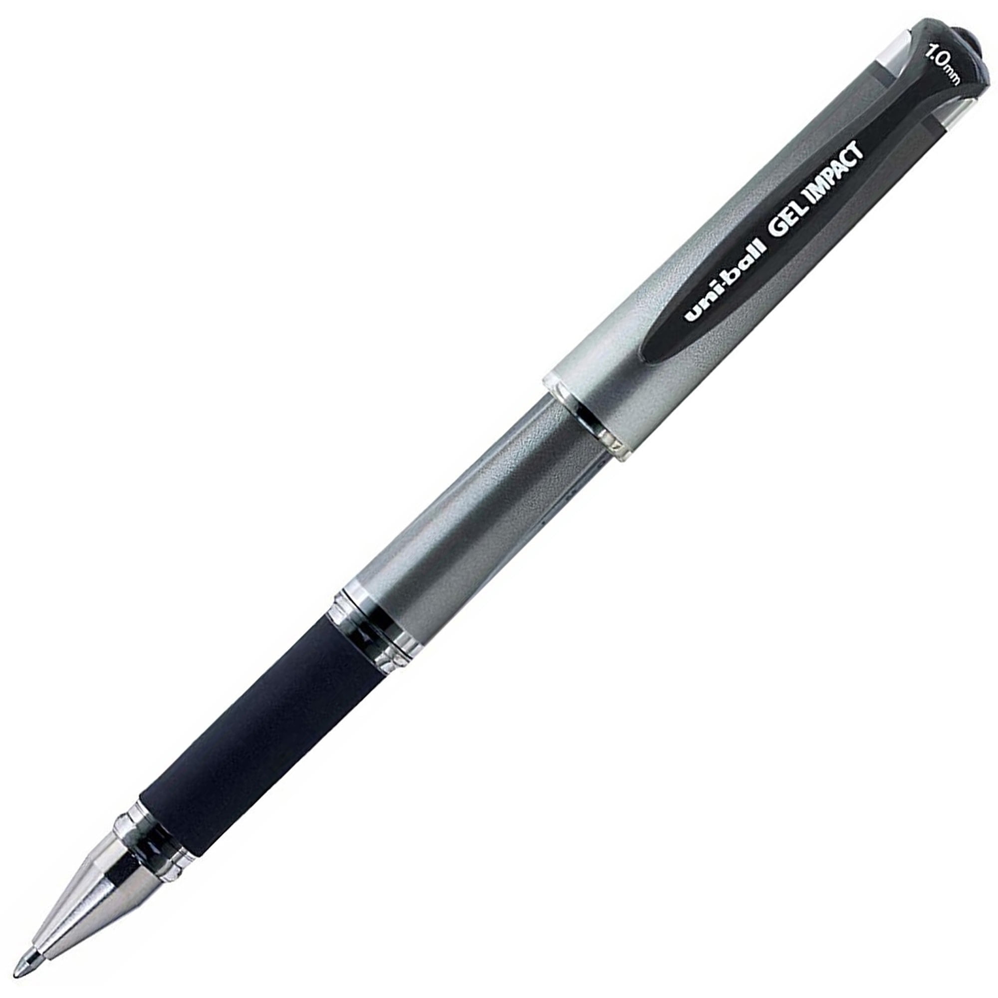 Uni-ball 207 Impact Gel Pens, Bold Point, Quick-Drying Ink (Black, 12 Pack) wpl0o