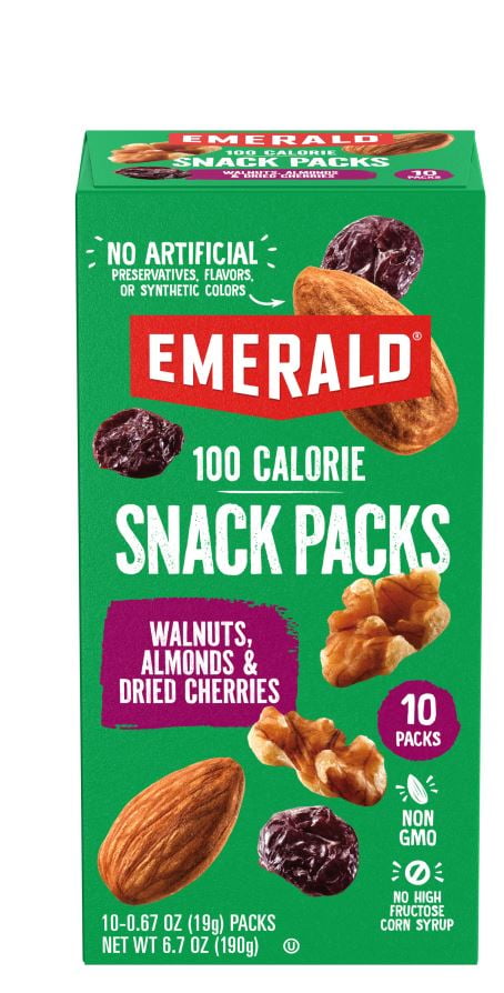 Emerald Walnuts & Almonds with Dried Cherries Snack Mix (10 Ct, 6.7 oz) p2bka