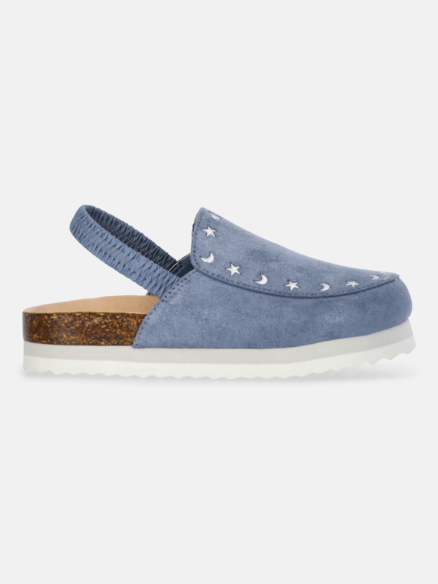 Justice Girls Backstrap Platform Mules (Blue, Size 4) ykfzj