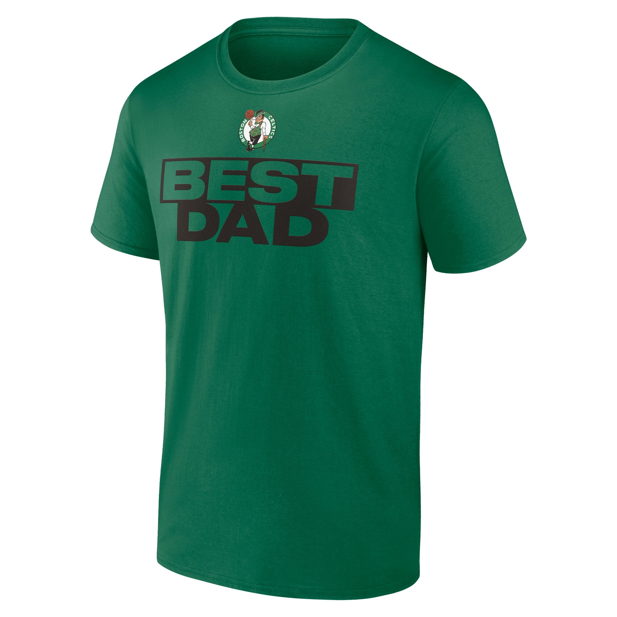 NBA Elevation Boston Celtics Men's Greatest Dad T-Shirt (Kelly Green, XXXL) g44aw