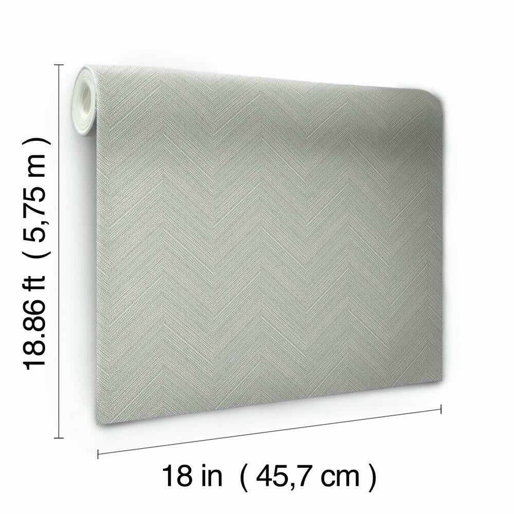 RoomMates Herringbone Weave Peel and Stick Wallpaper (Beige, 28.29 sq ft) 0rw7g