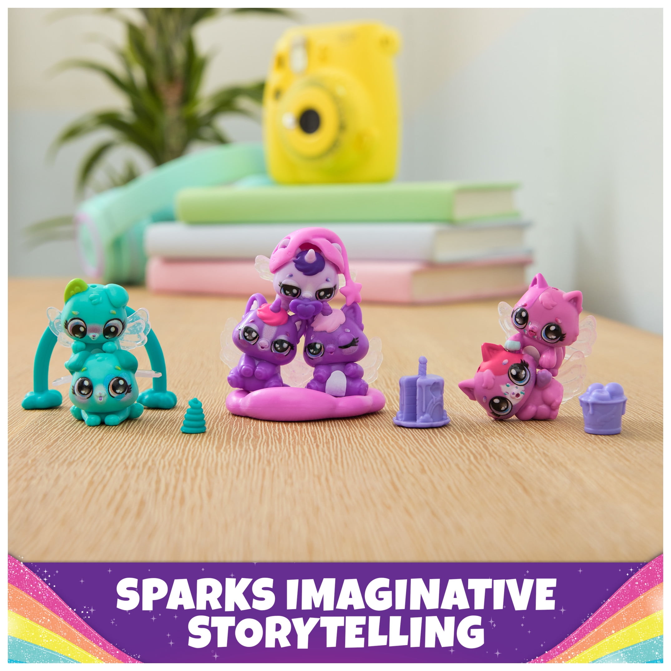 Hatchimals Alive Rainbow Splash Fizzy Surprise Interactive Hatching Toy Set (Multi-Pack) gyncx