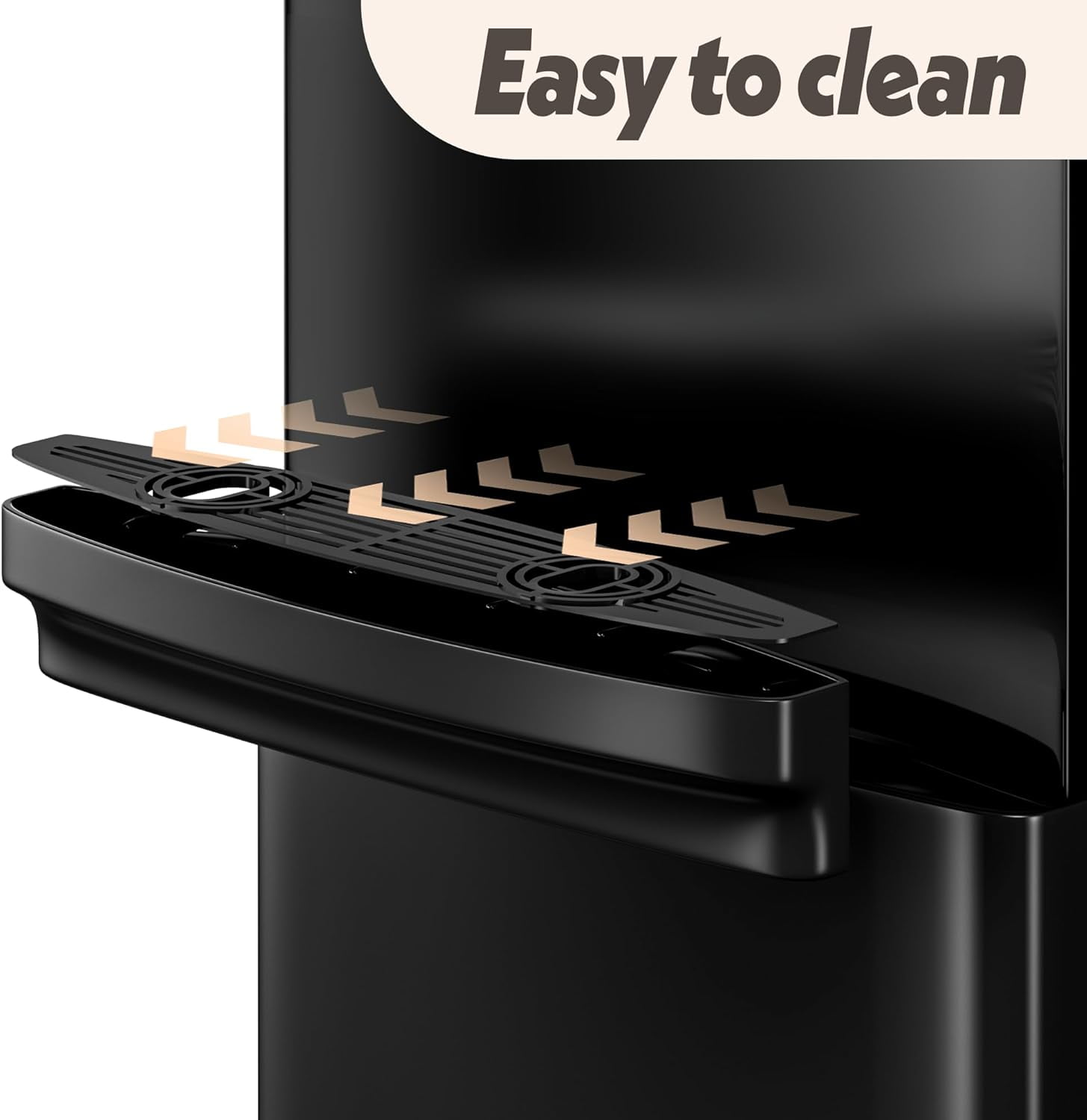 UrbanSync Top Loading Water Cooler Dispenser with Hot and Cold Temperature Settings (Black, 3 or 5 Gallon) 217ku - Image 7