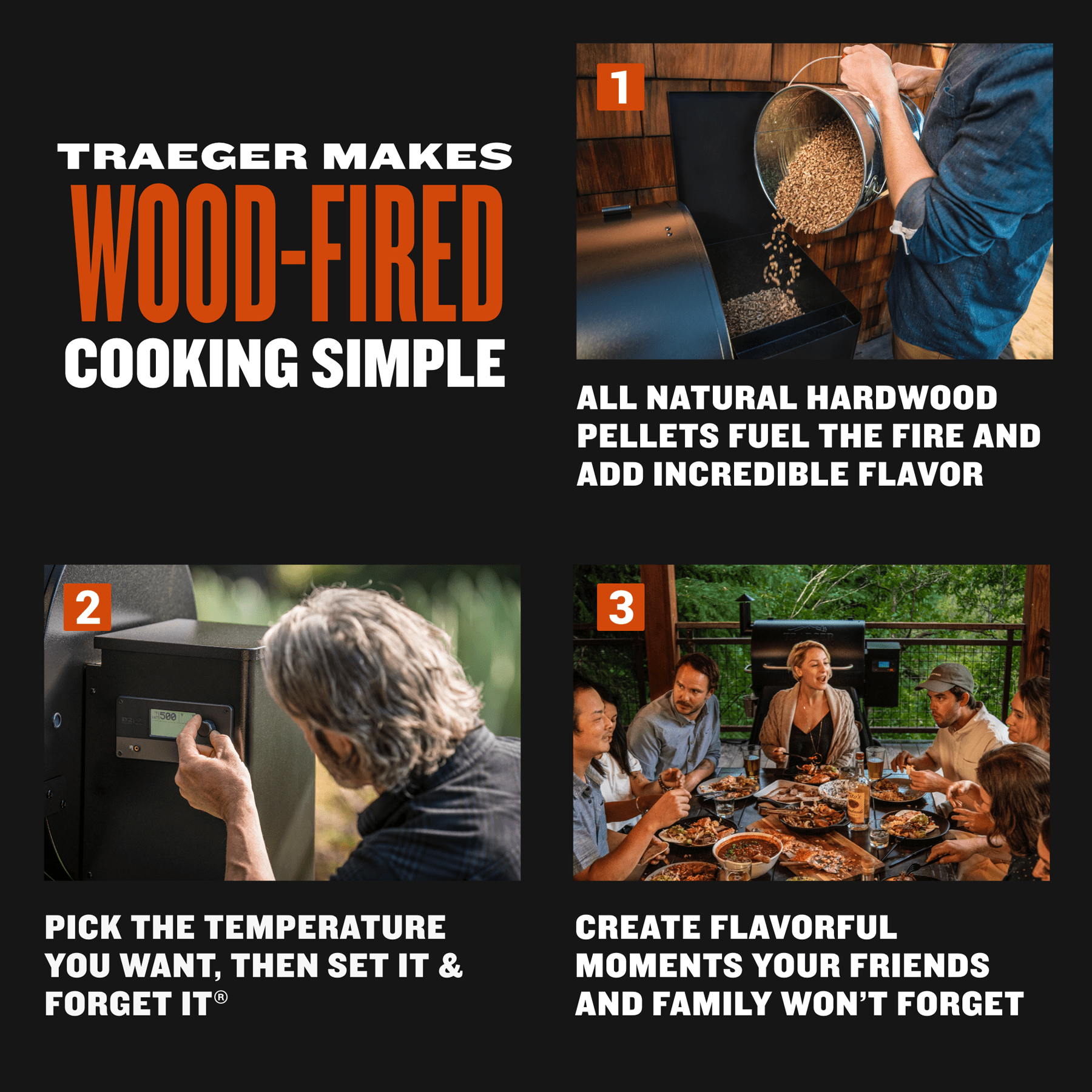 Traeger Pellet Grills Ranger Portable Wood Pellet Grill and Smoker (Black, 184 sq in) k3x06