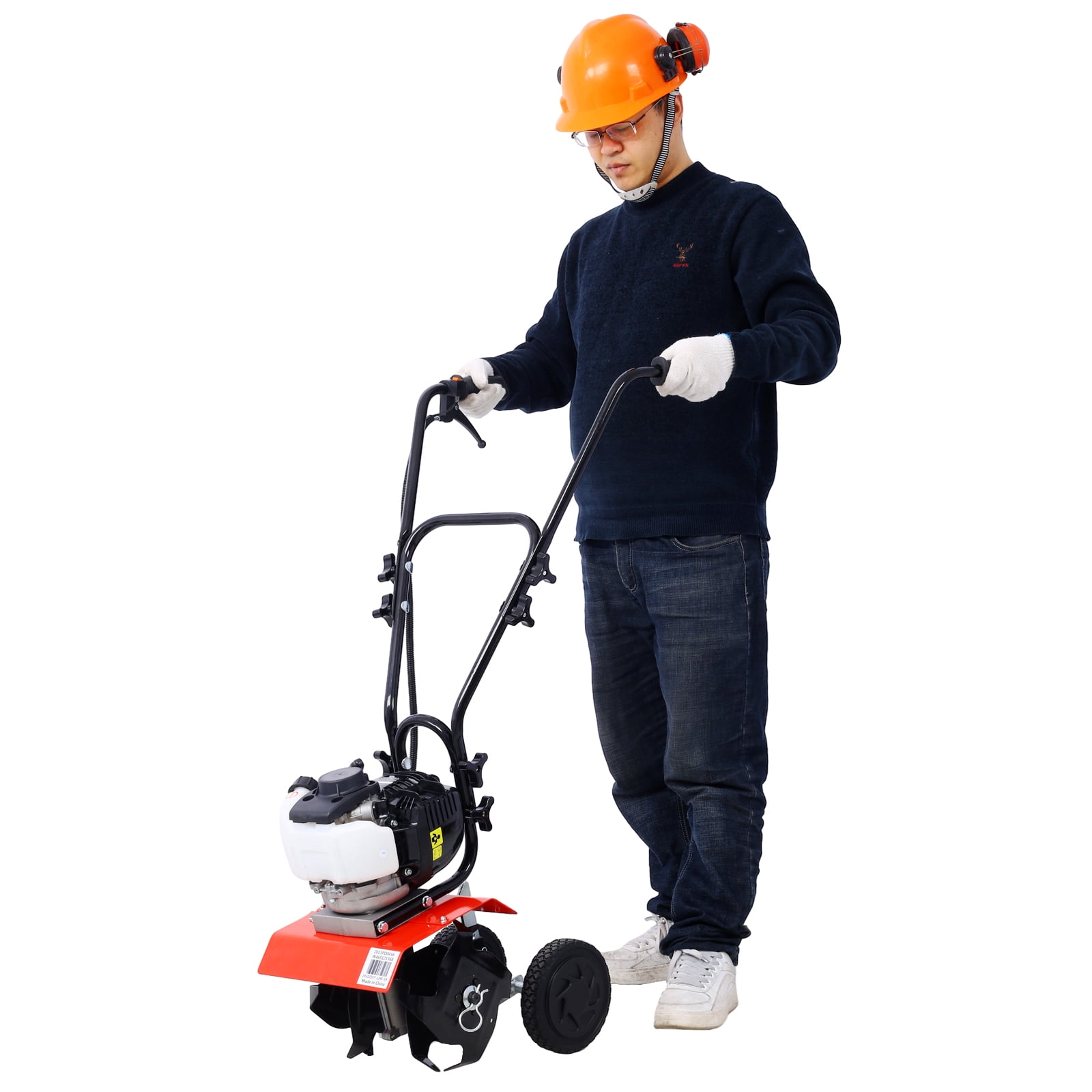 S-HOME 4-Stroke Viper Engine Mini Tiller Cultivator (1.3 HP, 37.7 cc) u4f2a