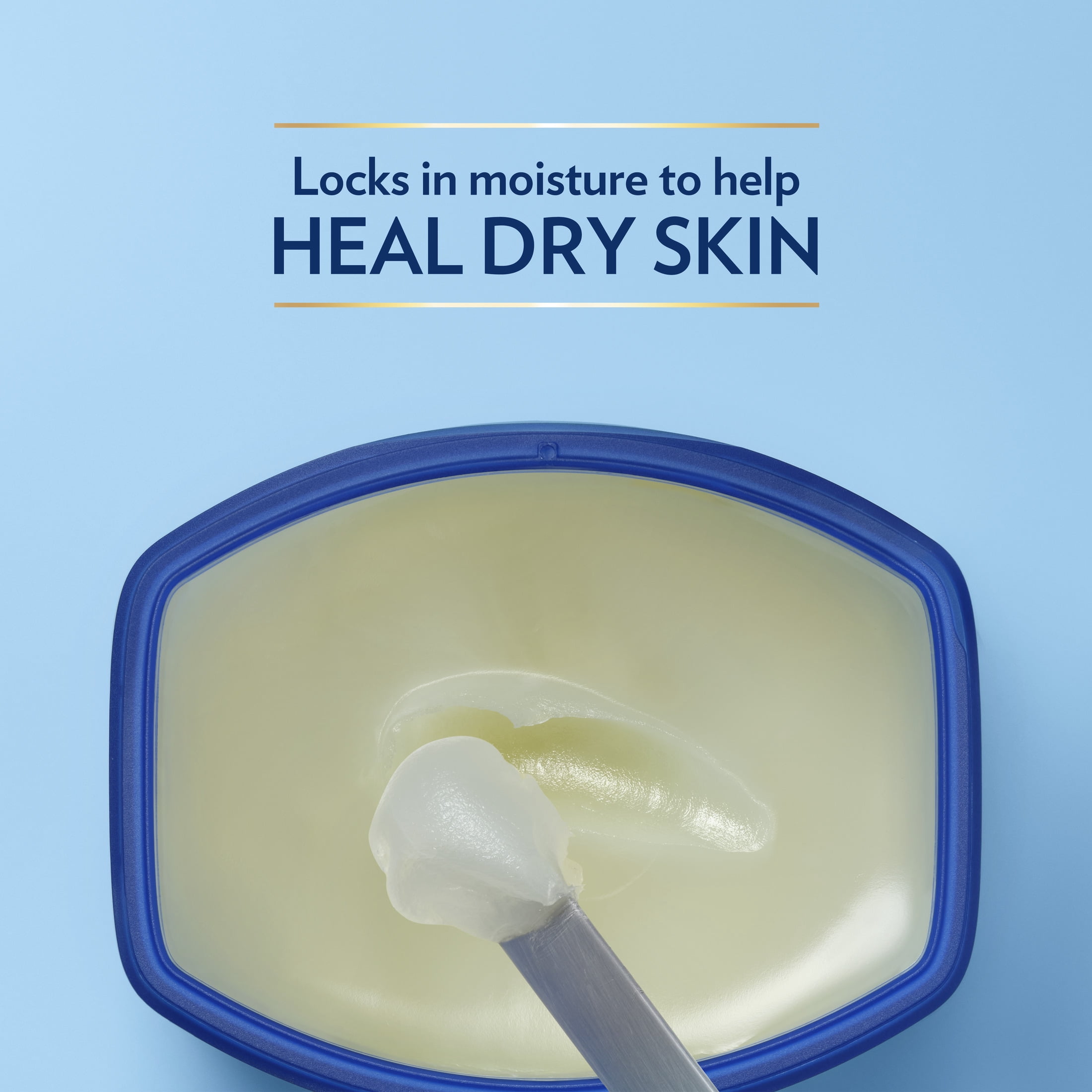 Vaseline Healing Jelly Original Skin Protectant for Dry Skin and Eczema Relief (Clear, 13 oz) gzfrx