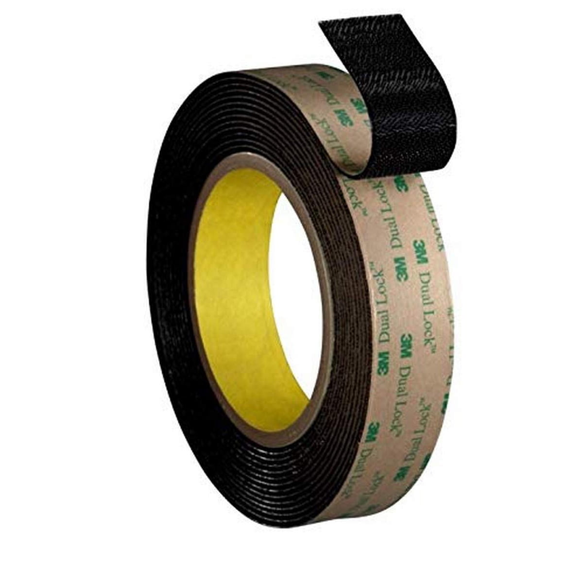 3M Dual Lock Low Profile Reclosable Fastener SJ4575, Heavy-Duty Adhesive Strip (Black, 2 in. x 10 ft.) jkcme