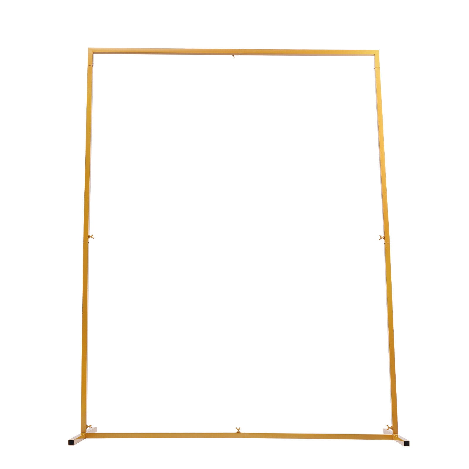 Fetcoi Wedding Arch Backdrop Stand, Heavy-duty Metal Frame for Flowers and Balloons (Gold, 6.6 ft x 4.9 ft) 9ylsw