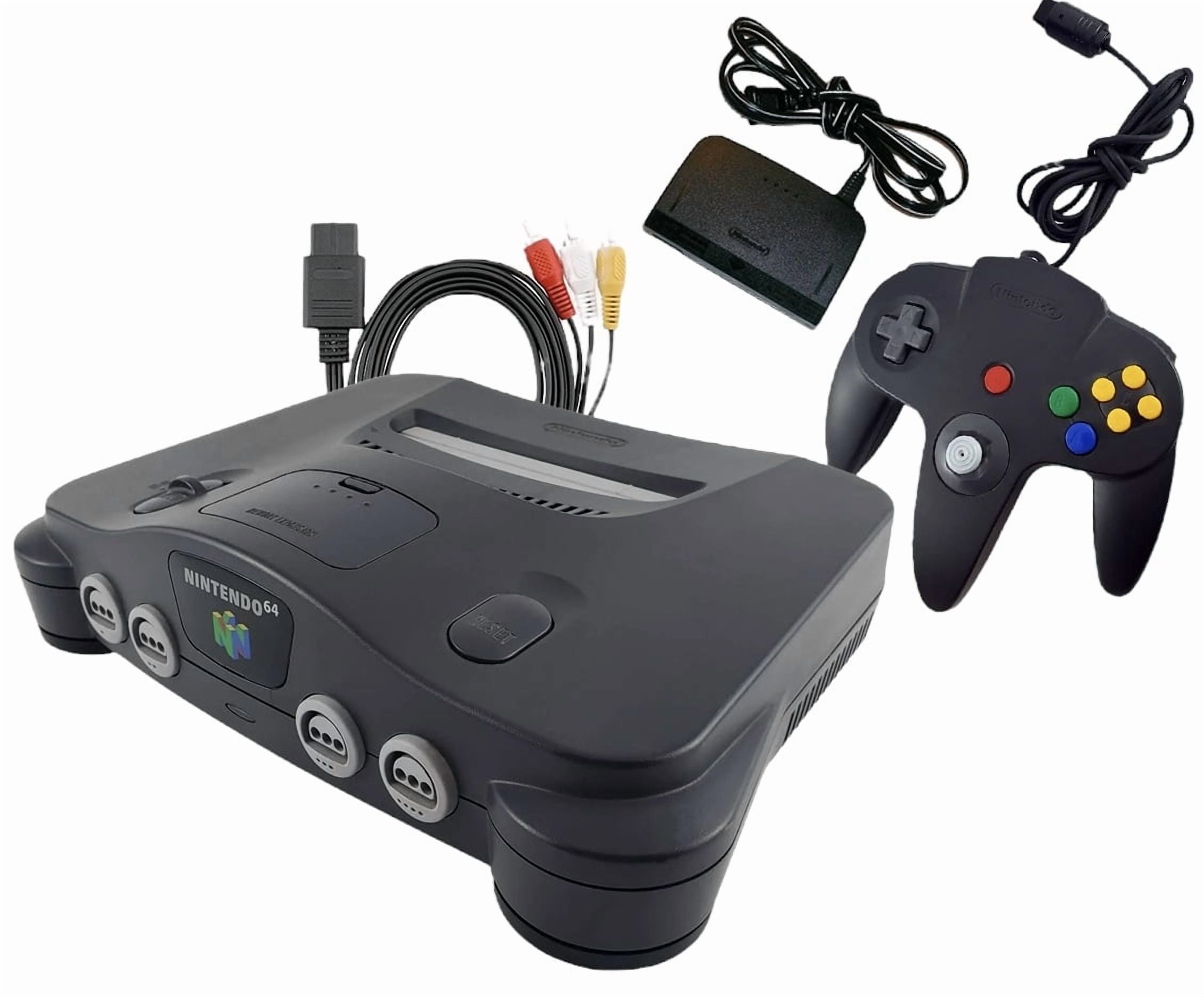 Retro Gamer Nintendo 64 Console System (Complete with Hookups, Gray) vzoaf