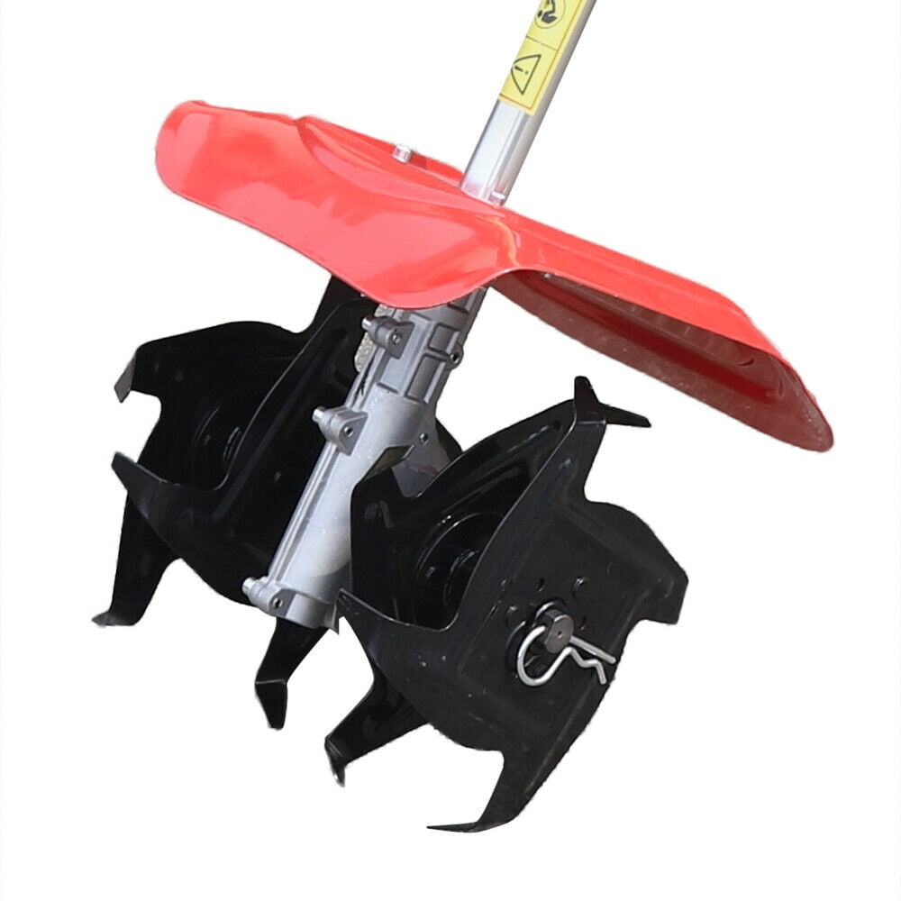 Generic 51.7cc 2-Stroke Gas Powered Mini Tiller Cultivator for Garden and Farm (9 in Width) 802l9