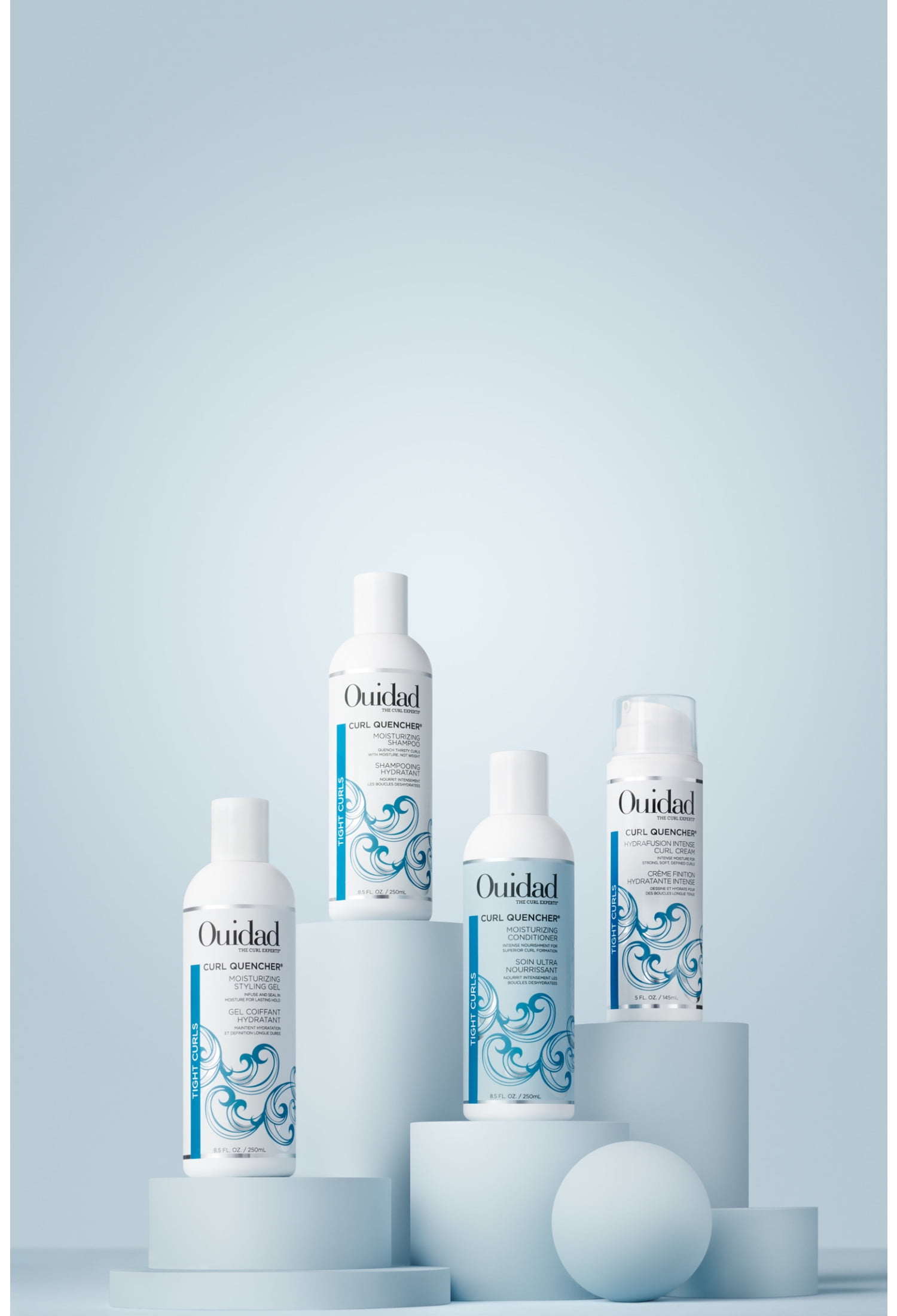 Ouidad Curl Quencher Hydrafusion Intense Curl Cream for Dry Hair (White, 5 fl oz) 3783s