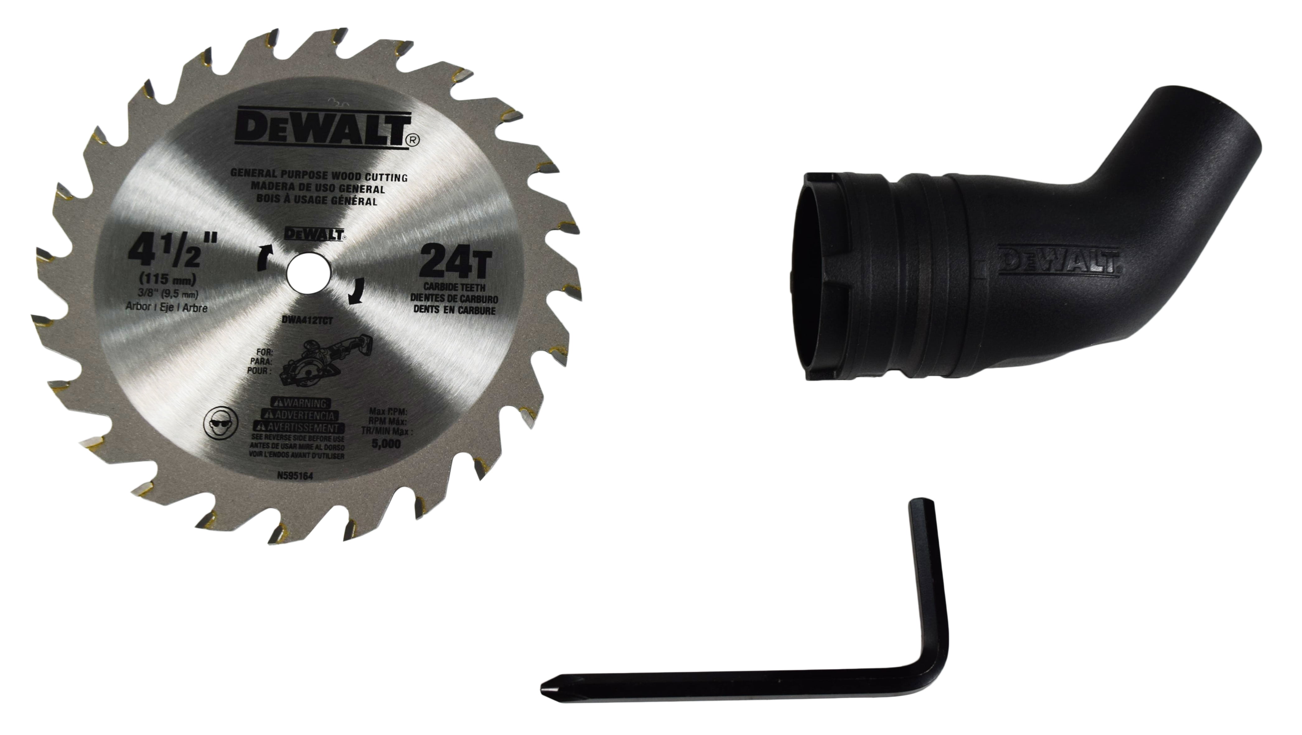 DEWALT 20V MAX Cordless Circular Saw, Compact Design, High-Performance Motor (Yellow, 4.5 in) 0dniv