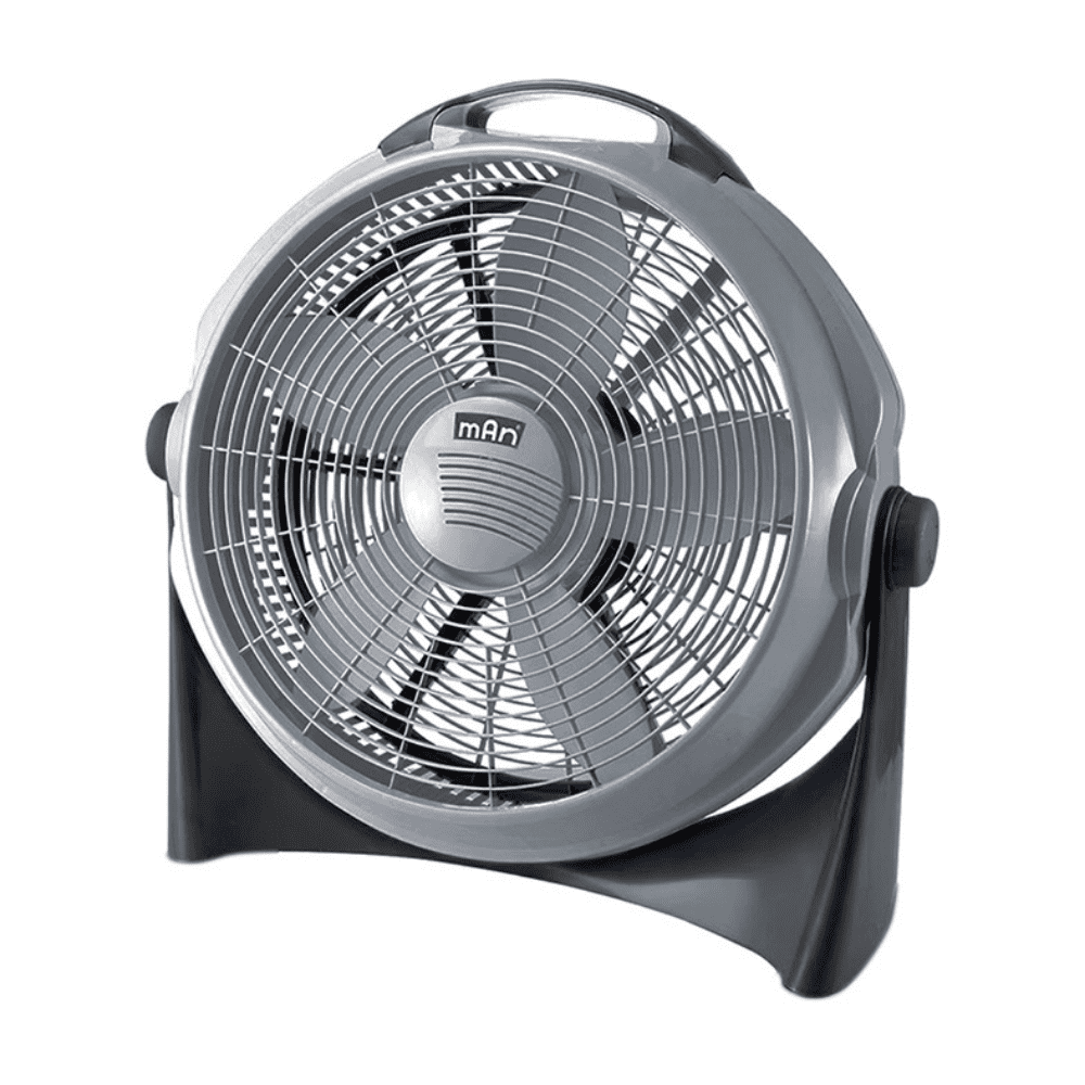 MAN Industries 20-Inch High-Velocity Floor Fan (Grey, 20 in) rovoi