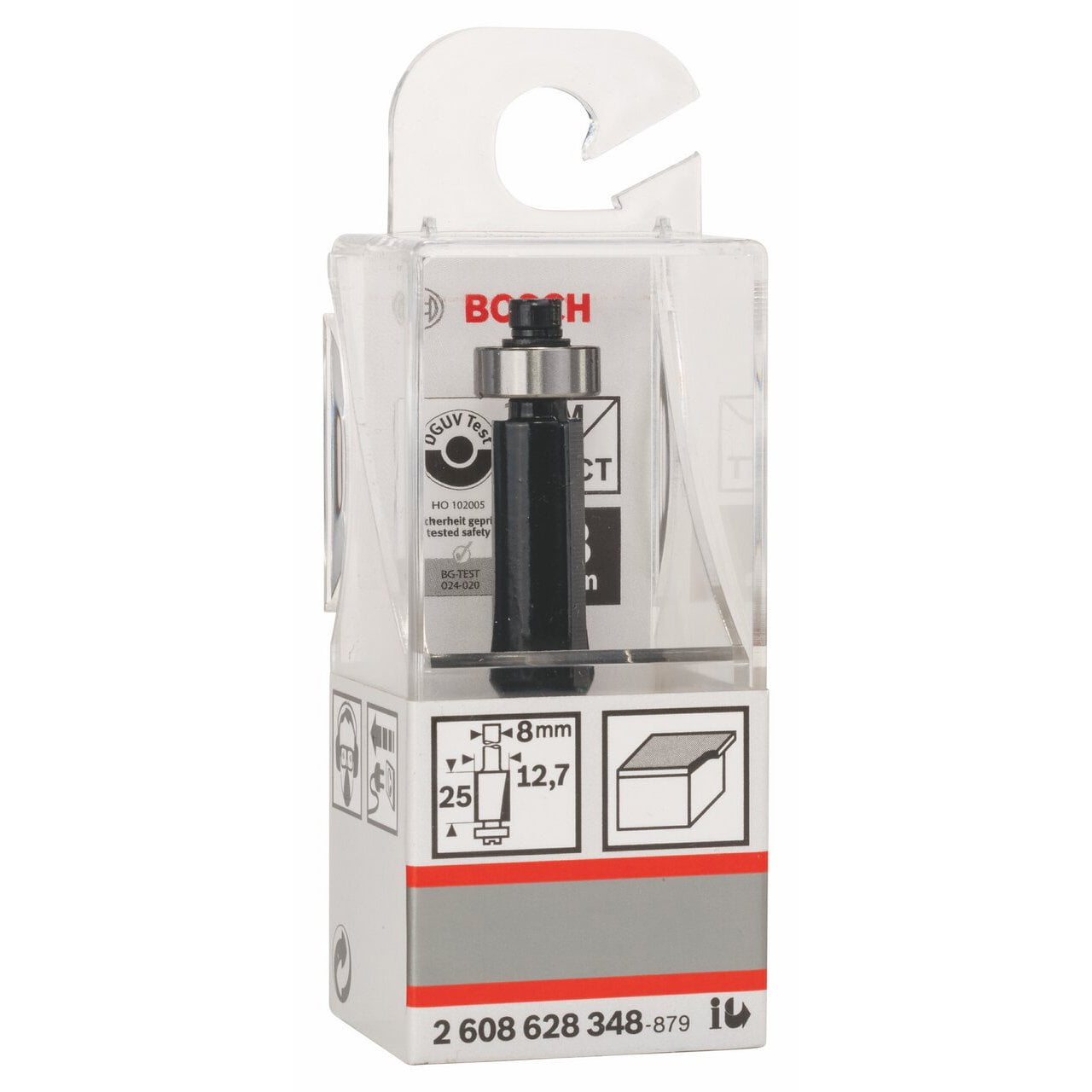 Bosch Roman Ogee Router Bit, Carbide-Tipped Woodworking Tool (Black/Silver, 0.5 in x 1 in x 0.31 in) fwwyv