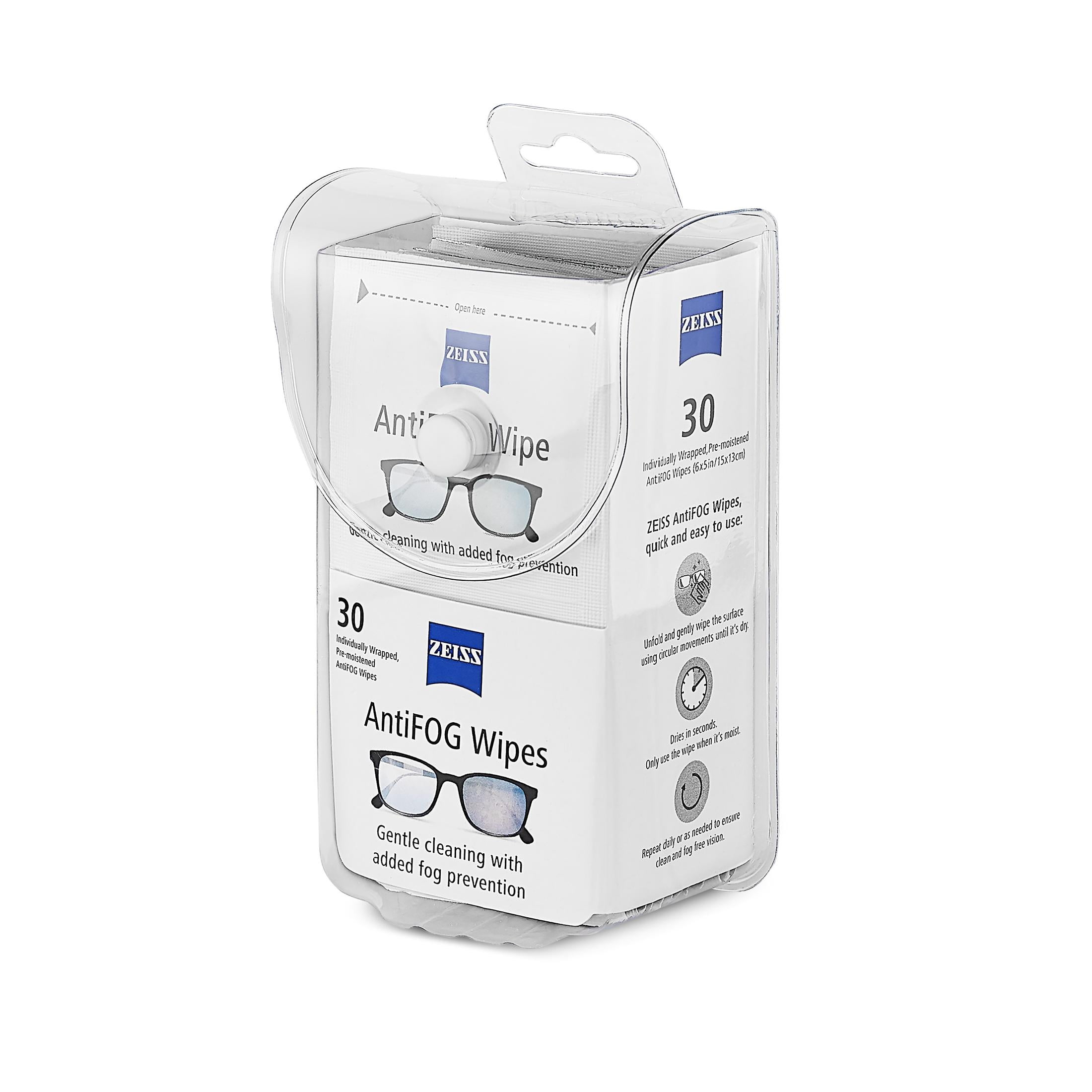 ZEISS Anti-Fog Lens Cleaner Wipes for Eyeglasses and Optical Surfaces (30 Count) ndotg