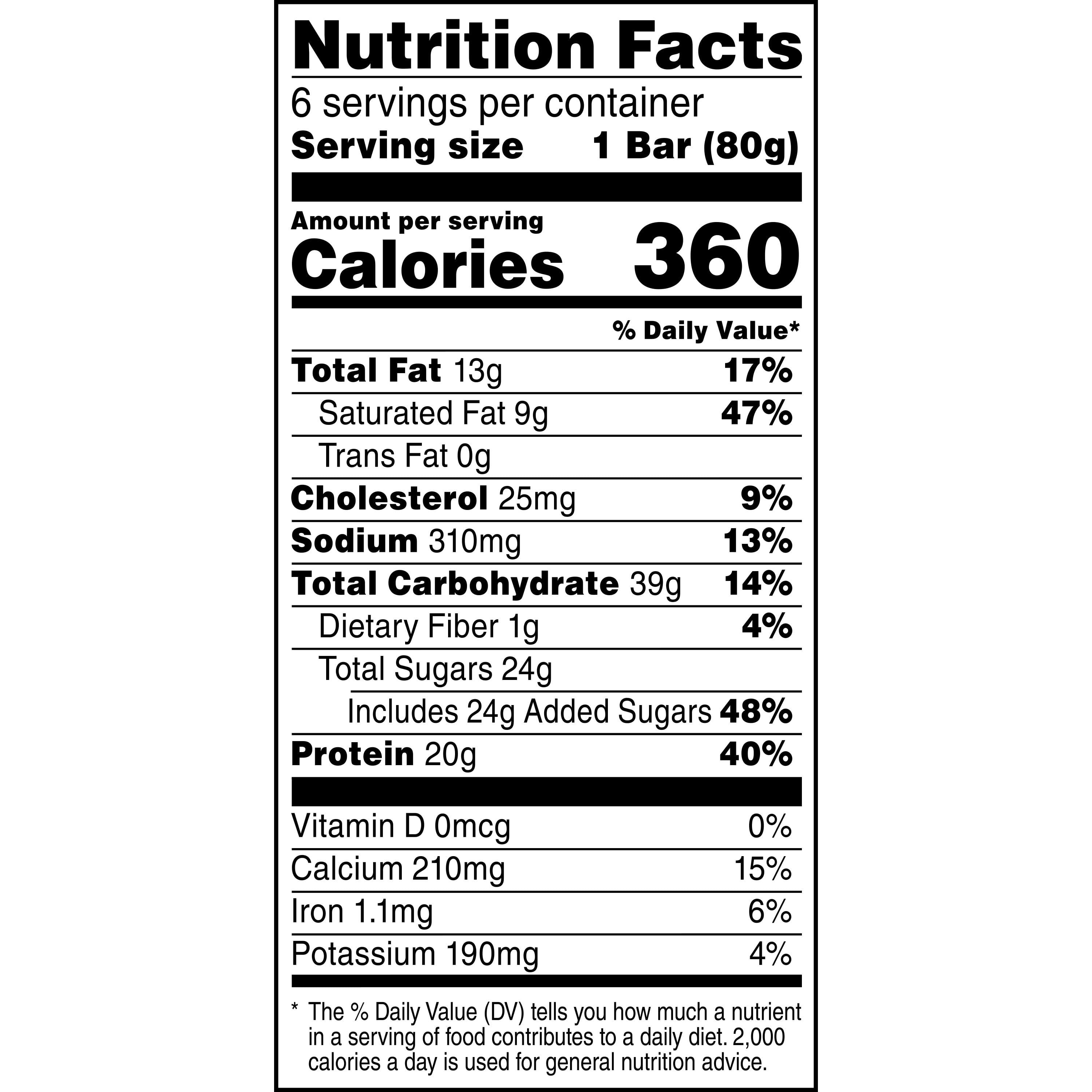 Gatorade Whey Protein Recover Bars, Peanut Butter Chocolate (6 Ct) cm2z1