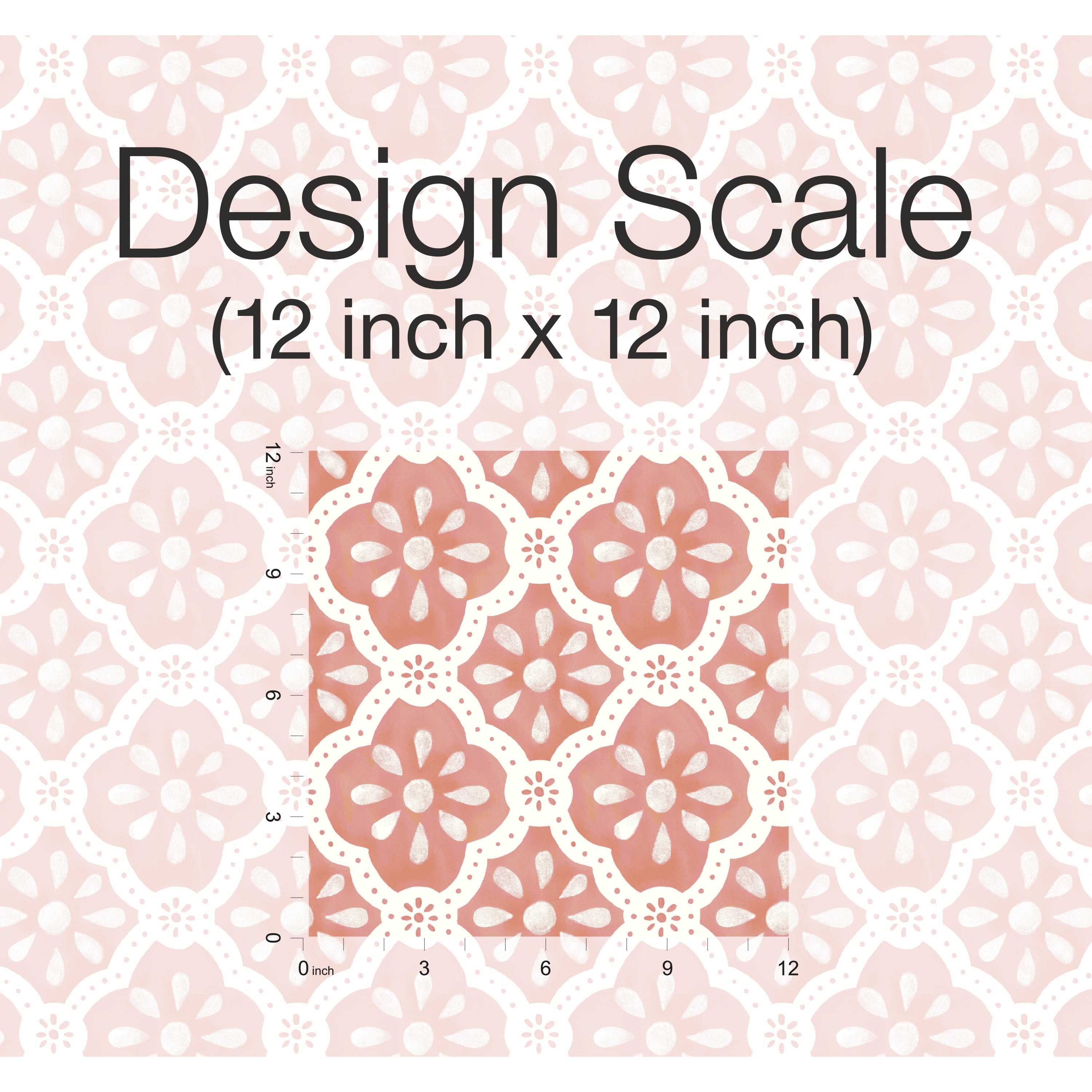 The Pioneer Woman Peel and Stick Wallpaper, Washy Trellis Pattern (Pink Salmon, 18 in x 18.86 ft) yuq33