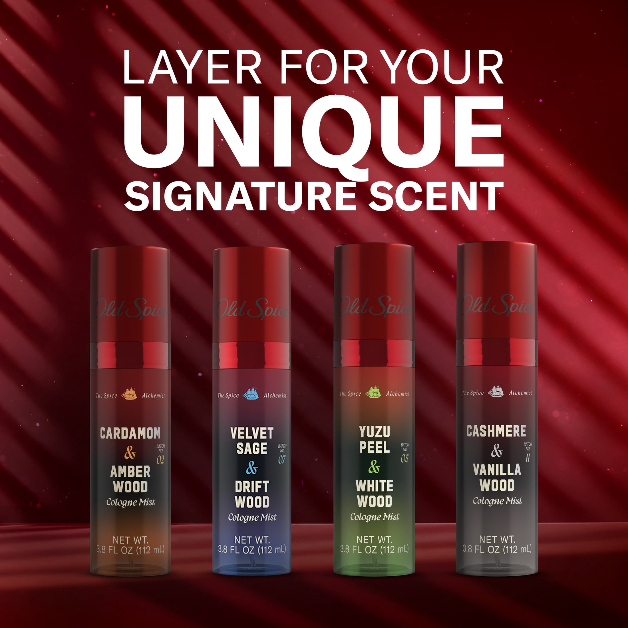 Old Spice Cologne Mist for Men, The Spice Alchemist Collection, Cashmere and Vanilla Wood (3.8 oz) kqtyn