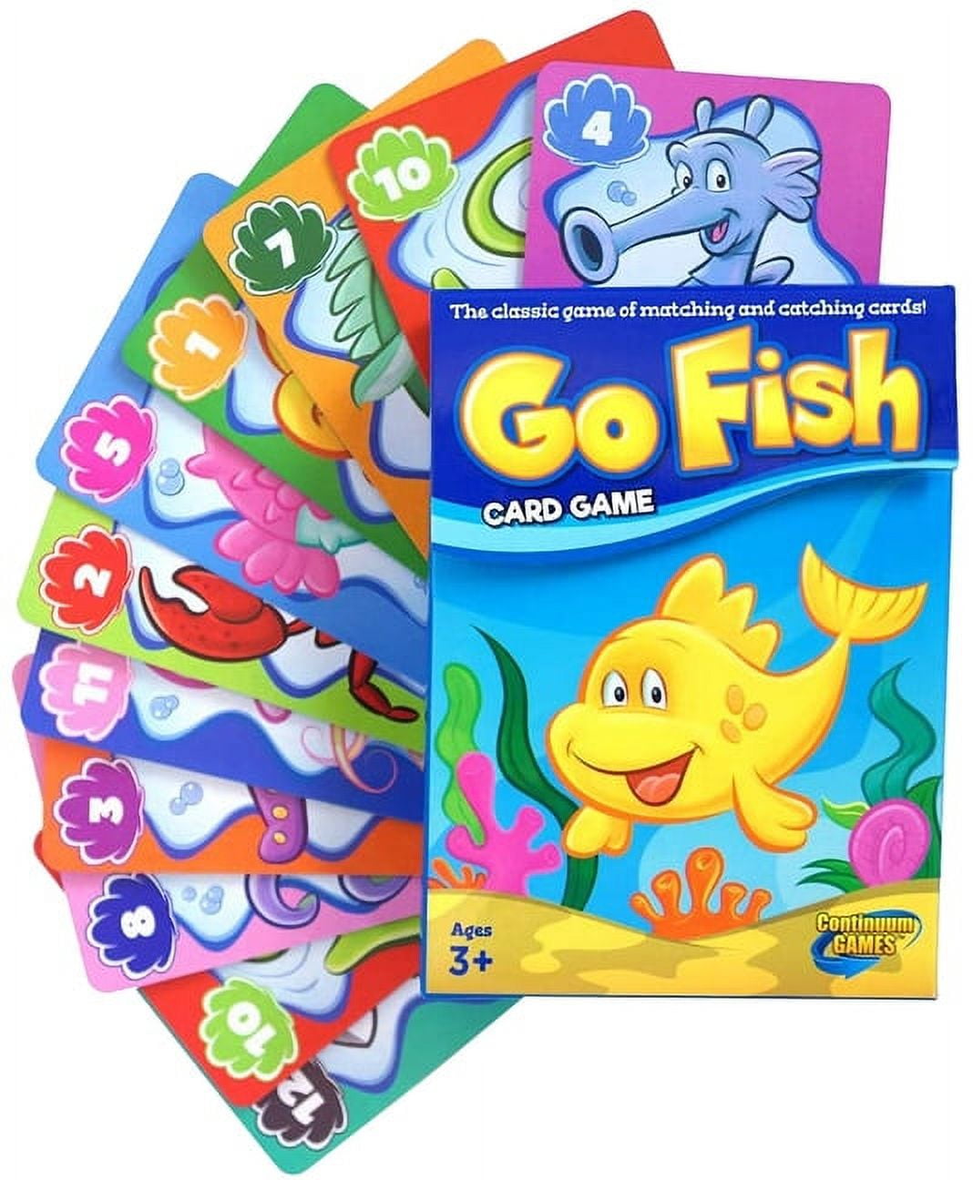 Continuum Games Go Fish Classic Card Game for Kids and Families (Standard Deck) 0pc7u