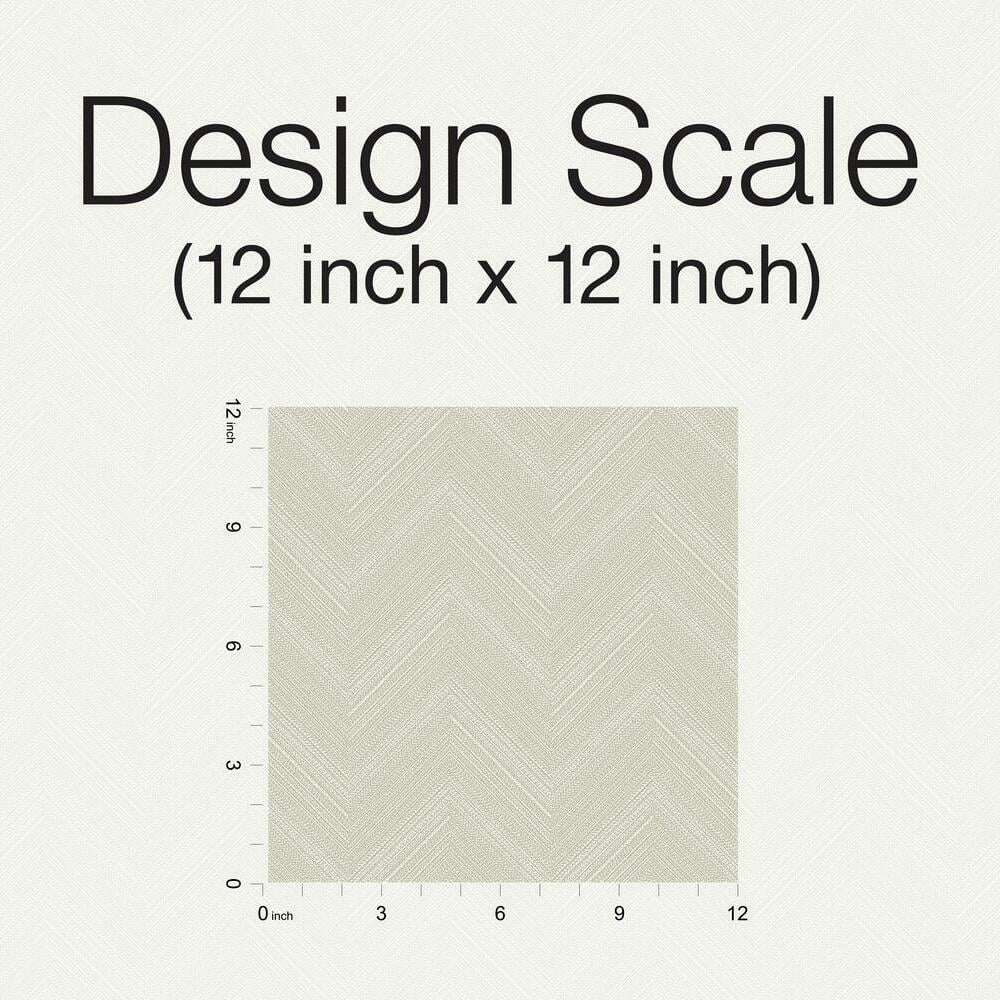 RoomMates Herringbone Weave Peel and Stick Wallpaper (Beige, 28.29 sq ft) 0rw7g