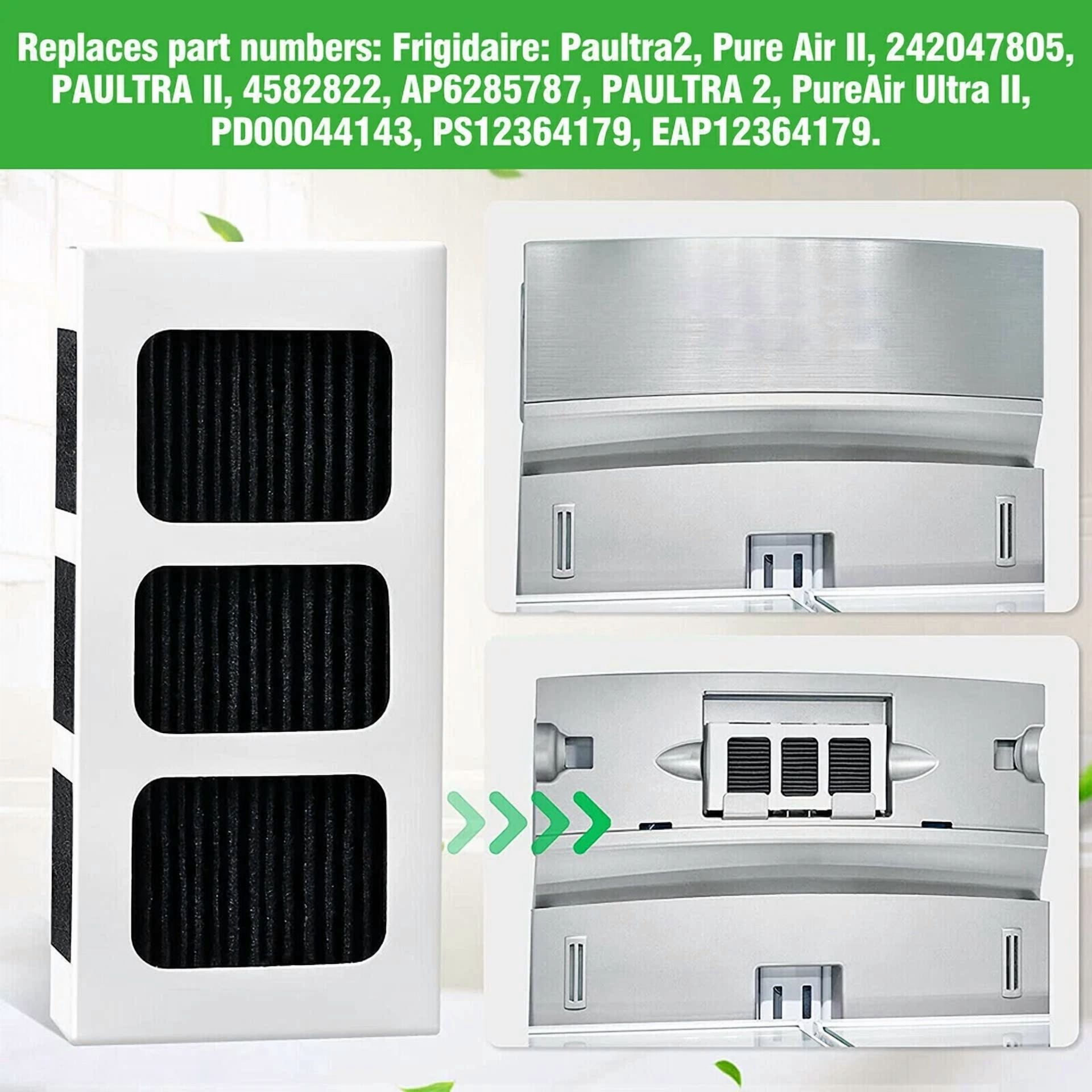 Rhea Replacement Refrigerator Air Filter for Frigidaire PureAir Ultra II (6 Pack) 2x6nq