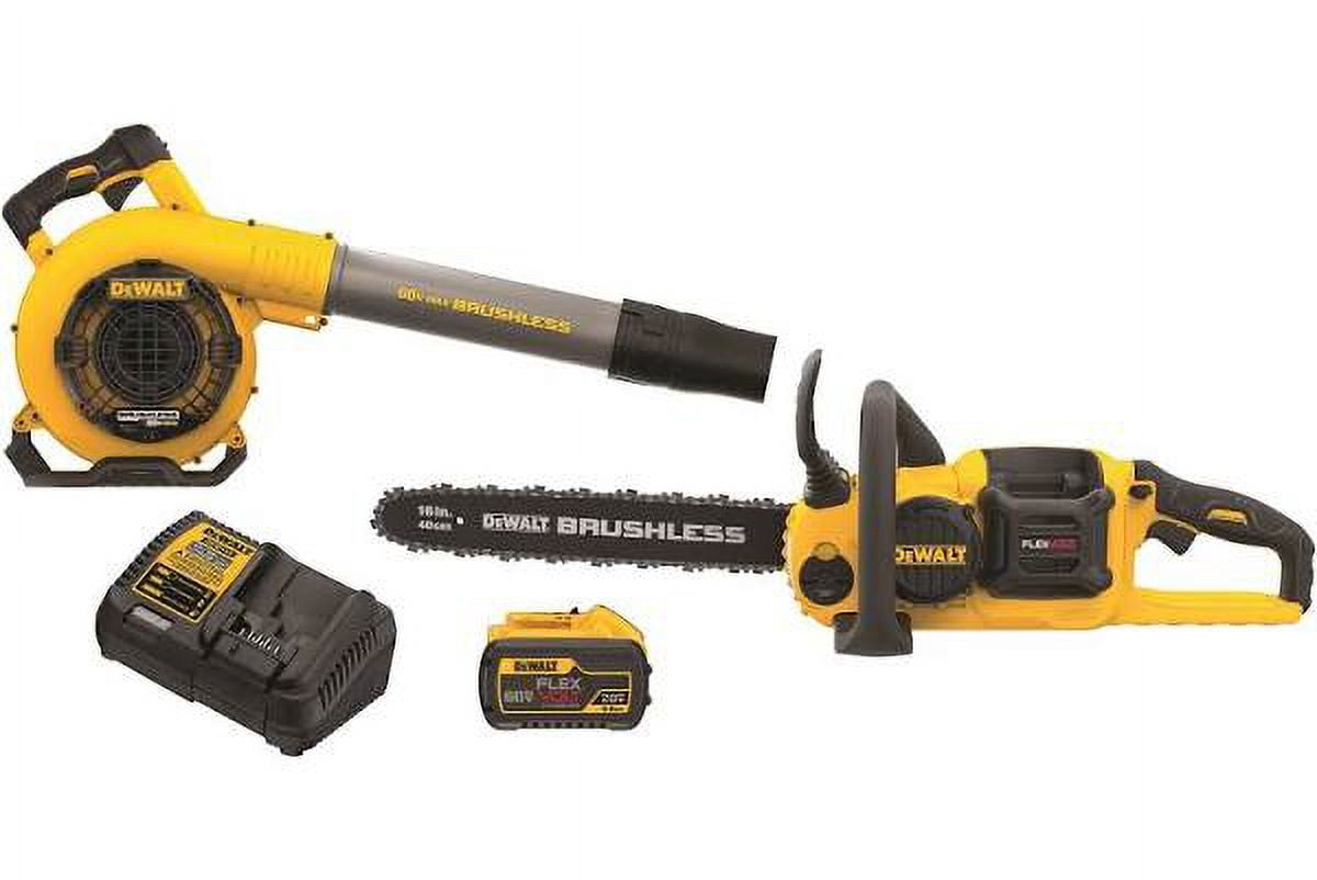 DEWALT 60V MAX Cordless Chainsaw and Leaf Blower Combo Kit (2-Piece Set) 5xw3y