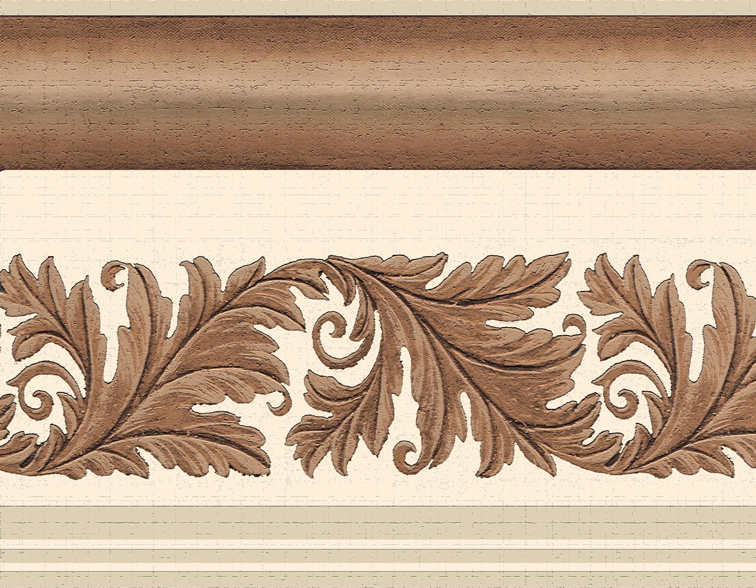 Dundee Deco Peel and Stick Wallpaper, Abstract Pattern Wall Decor (Brown Tan, 15 ft x 7 in) kkscl