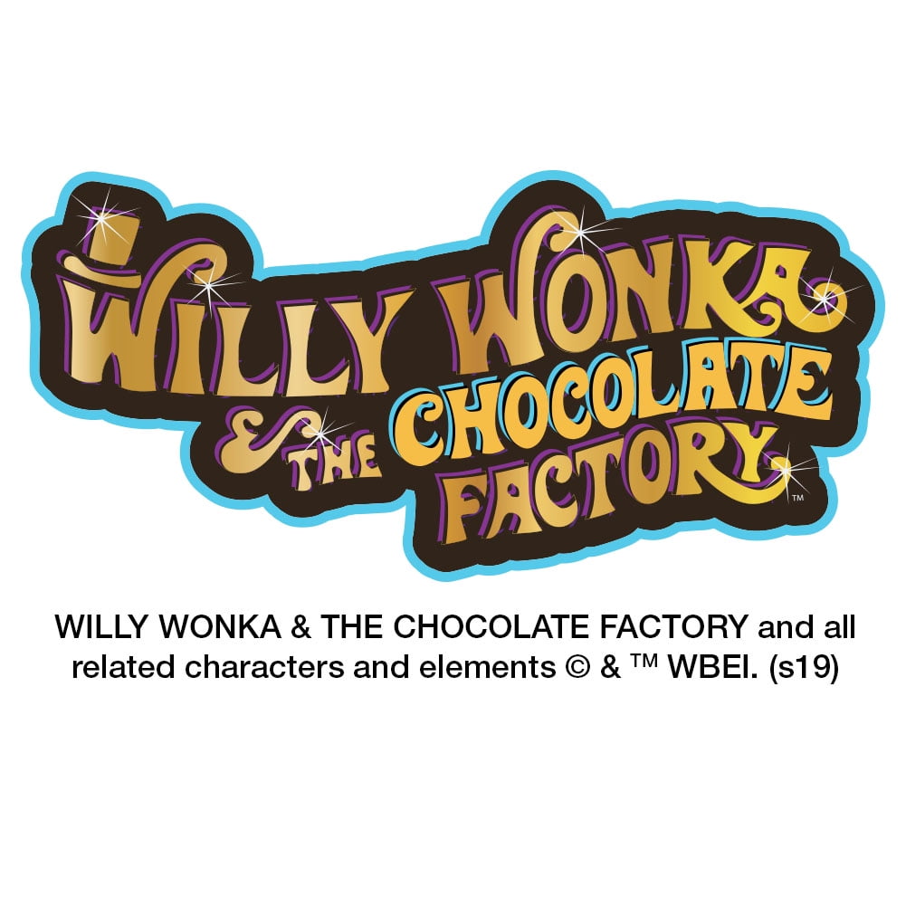 Graphics and More Willy Wonka and the Chocolate Factory Wonka Bar Logo Premium Gift Wrapping Paper (30 in x 72 in) ob1lp