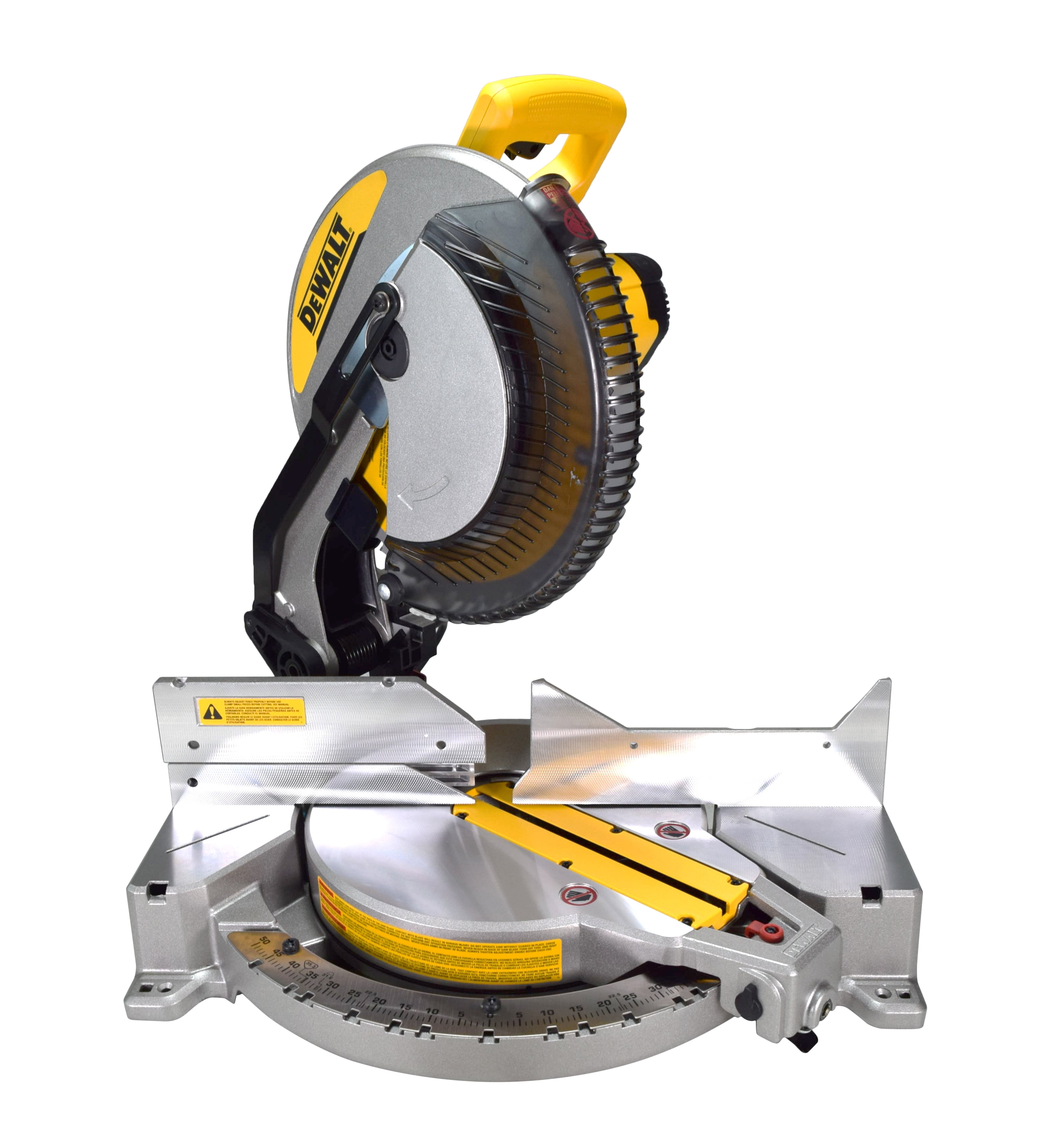 DEWALT DWS715 15-Amp 12 in. Single-Bevel Compound Miter Saw (Yellow, 12 in.) f30jy