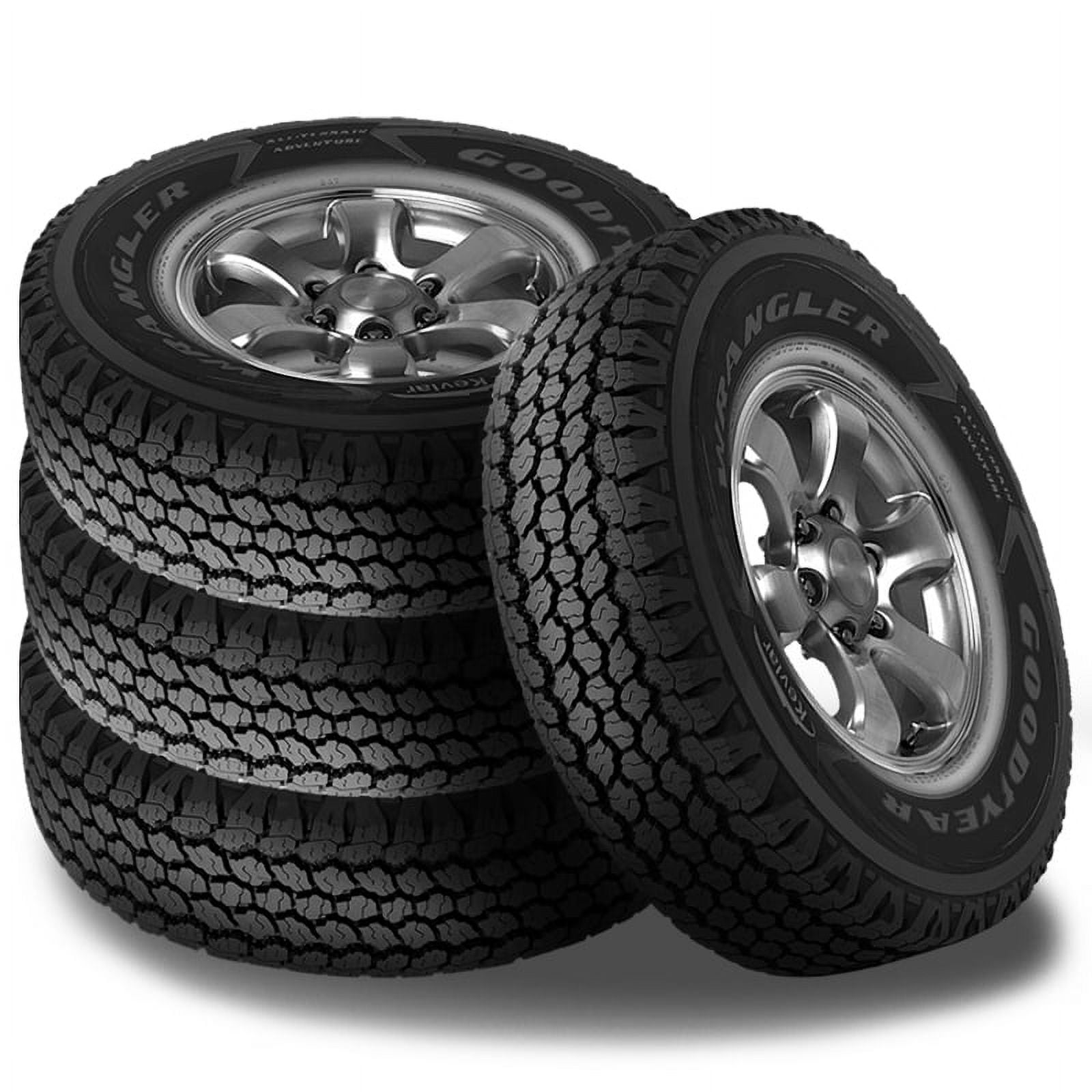 Goodyear Wrangler All-Terrain Adventure Tire with Kevlar (LT265/70R17 121S, Set of 4) p98gv