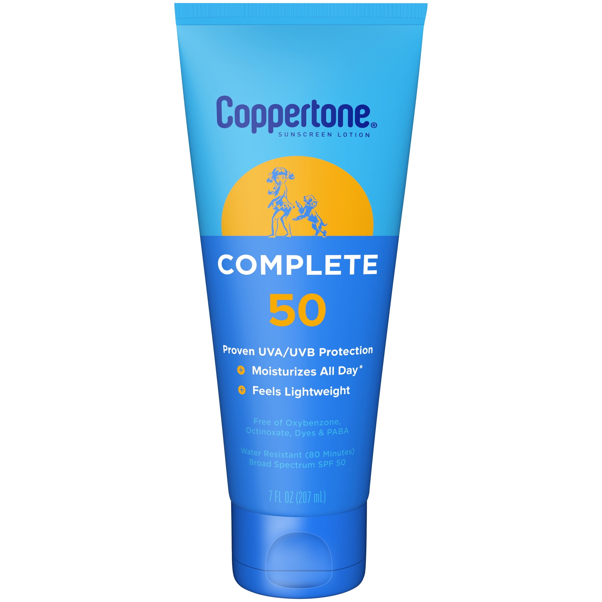 Coppertone Complete Sunscreen Lotion, SPF 50 Broad Spectrum Protection (7 oz) frhp3