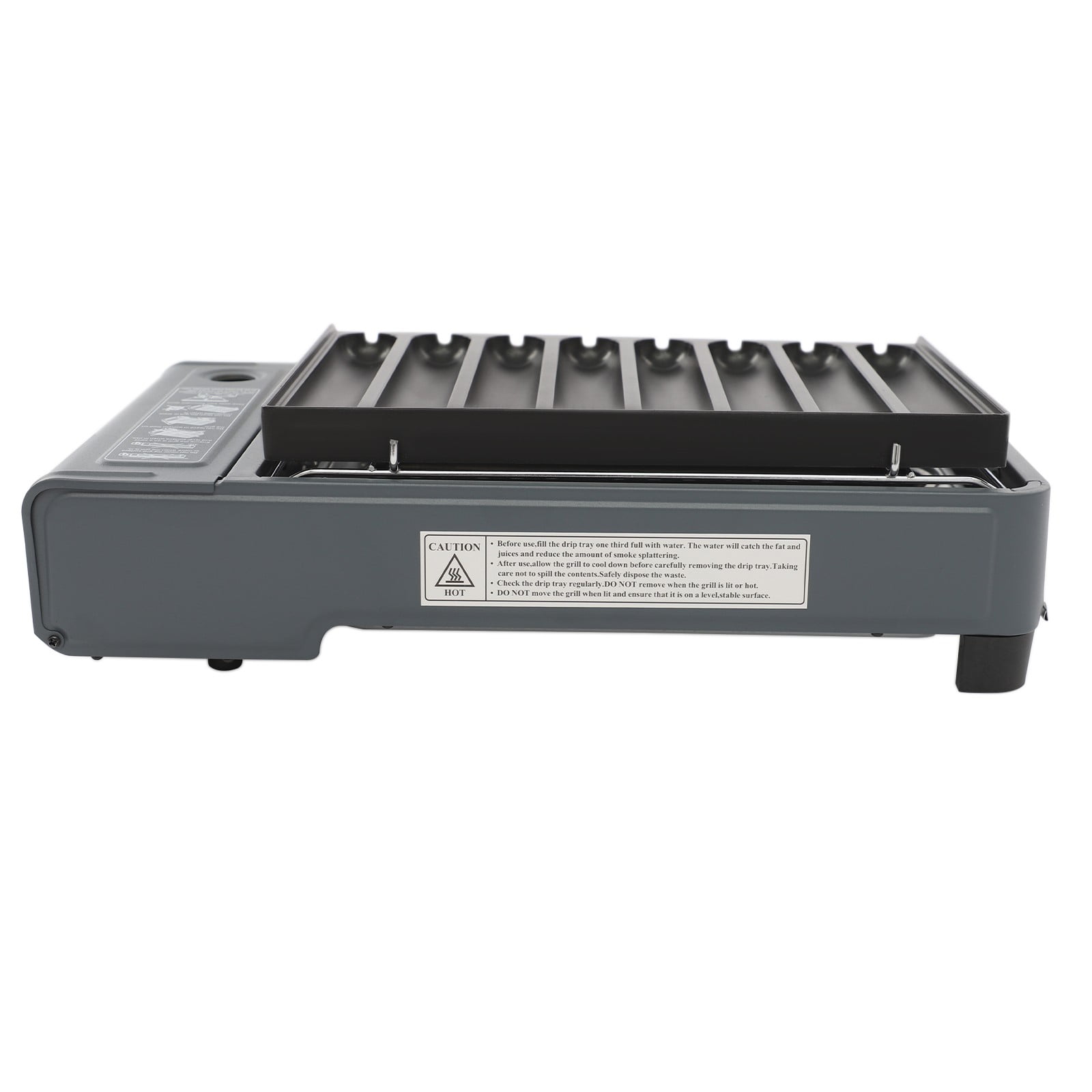 Generic Portable Butane Stove Tabletop BBQ Grill (Black, 7.5 lb) mrj8c
