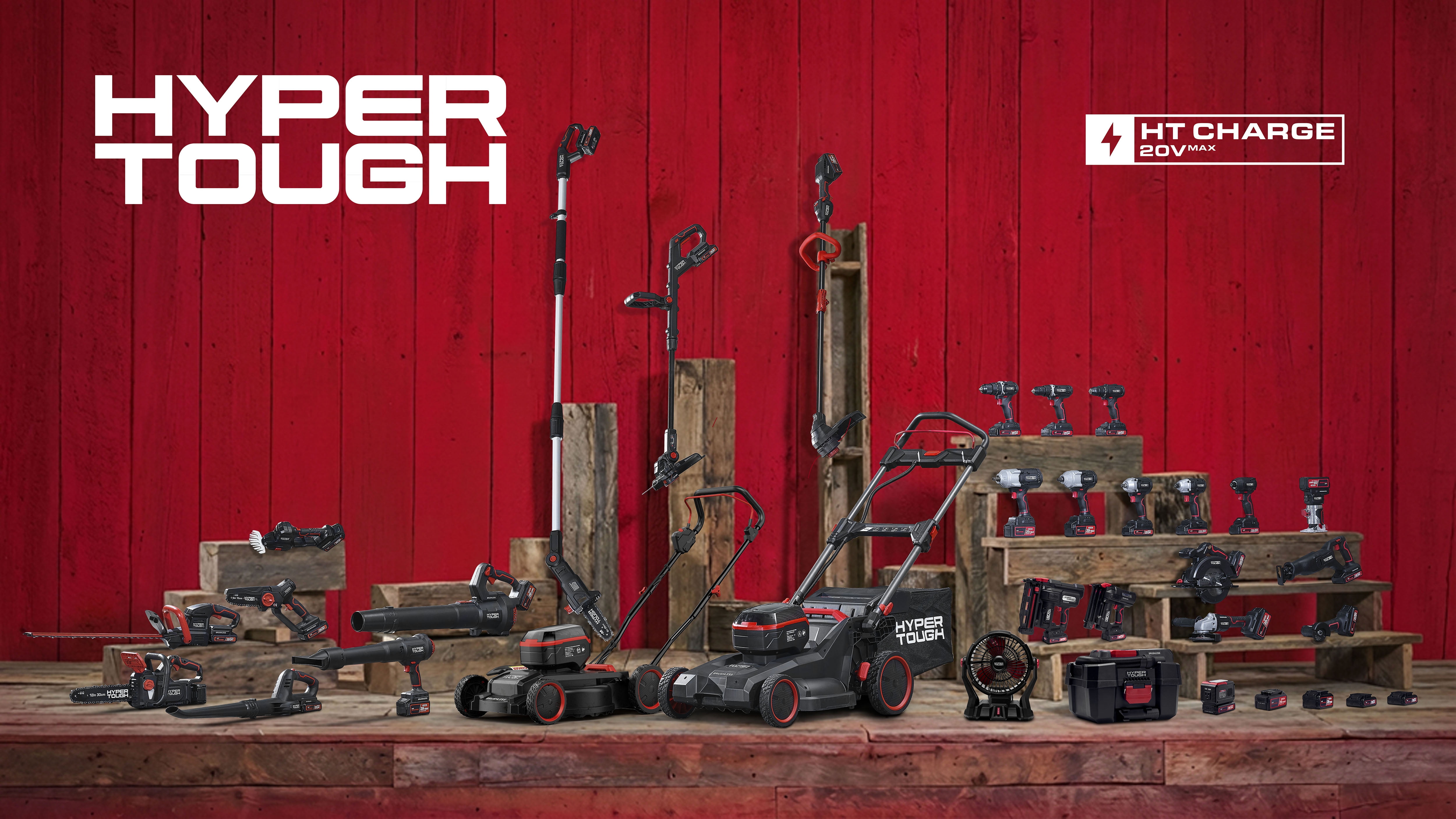 Hyper Tough 20V Brushless Cordless Chainsaw with 4.0Ah Battery and Charger (12 in) 5yrlk
