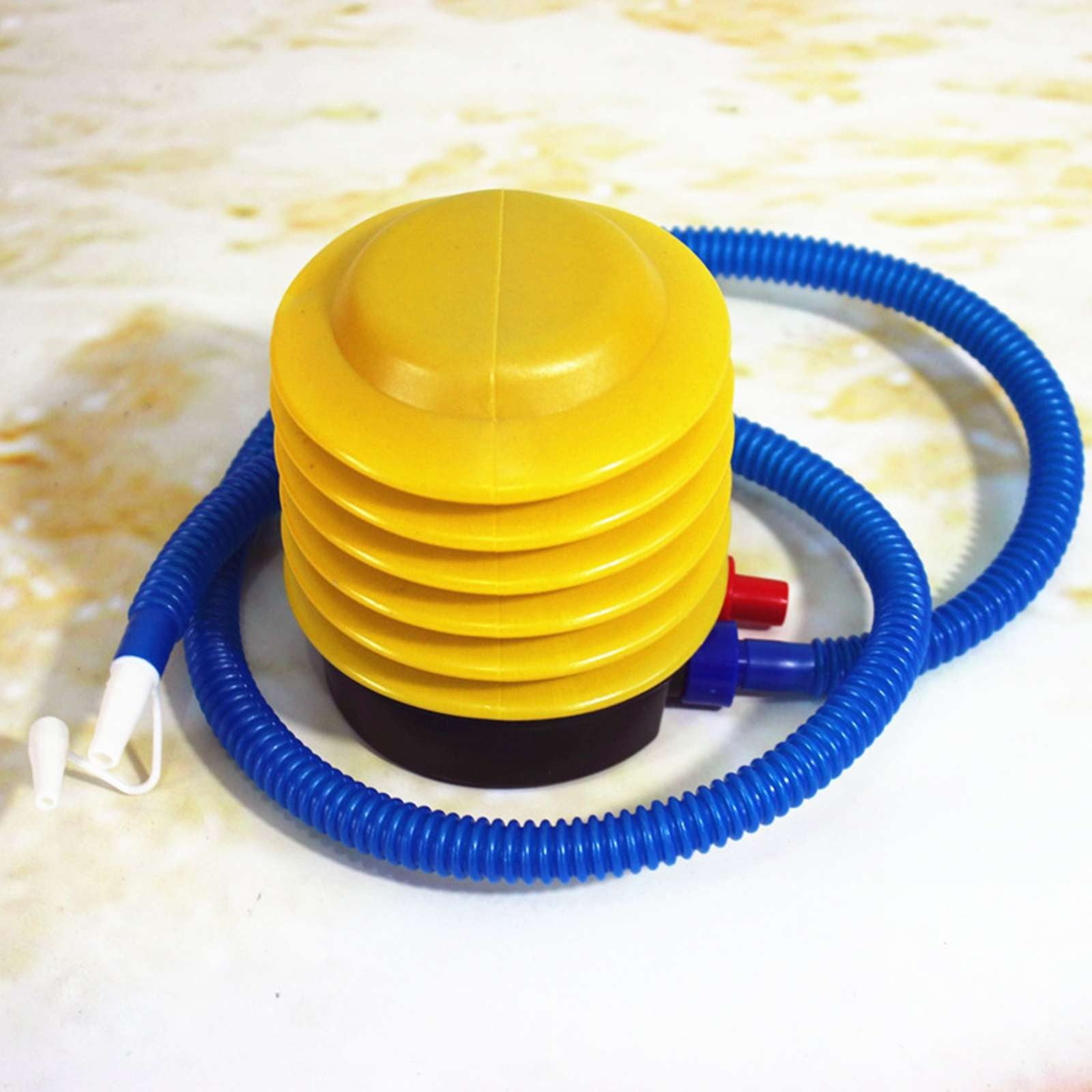 Xuyyia Portable Foot Operated Air Pump for Balloons and Inflatables (Yellow, 4.72x4.72 in) nl9g4