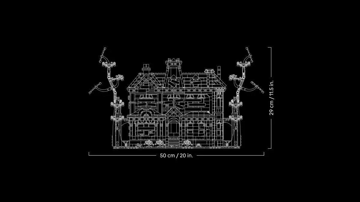 LEGO Stranger Things The Creel House Building Set (2,593 Pieces, 11.5 in x 20 in x 7 in) jghhs