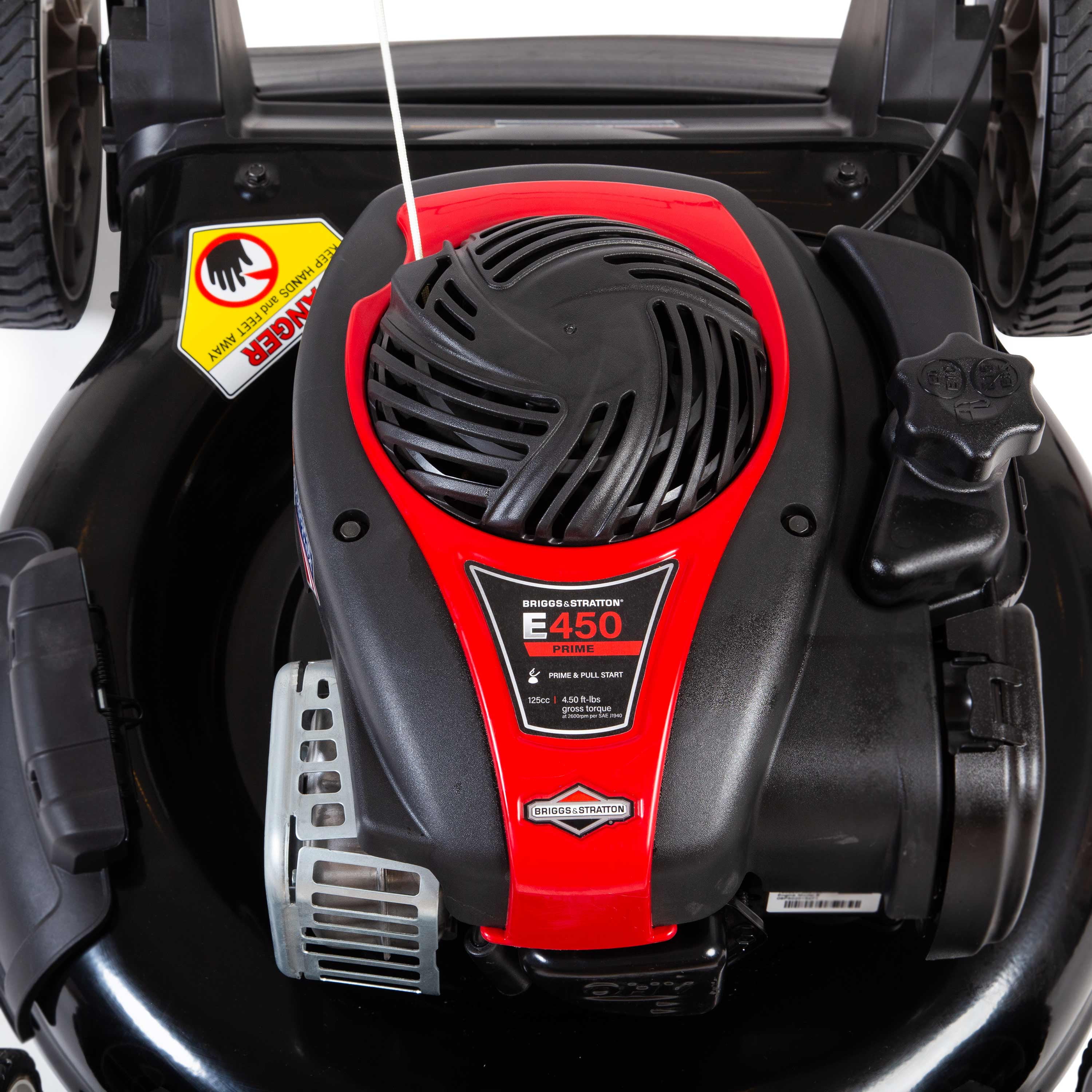 Black Max 21-inch Gas Push Mower with 125cc Briggs & Stratton Engine (Black, 21 in) e92j2