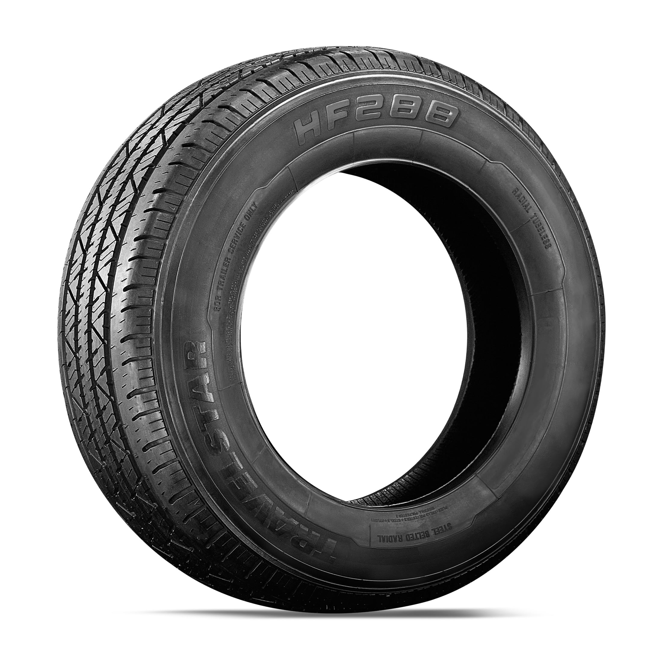 Travelstar HF288 Radial Trailer Tire ST205/75R15 6 Ply Load Range C (1 Tire) hsz4f