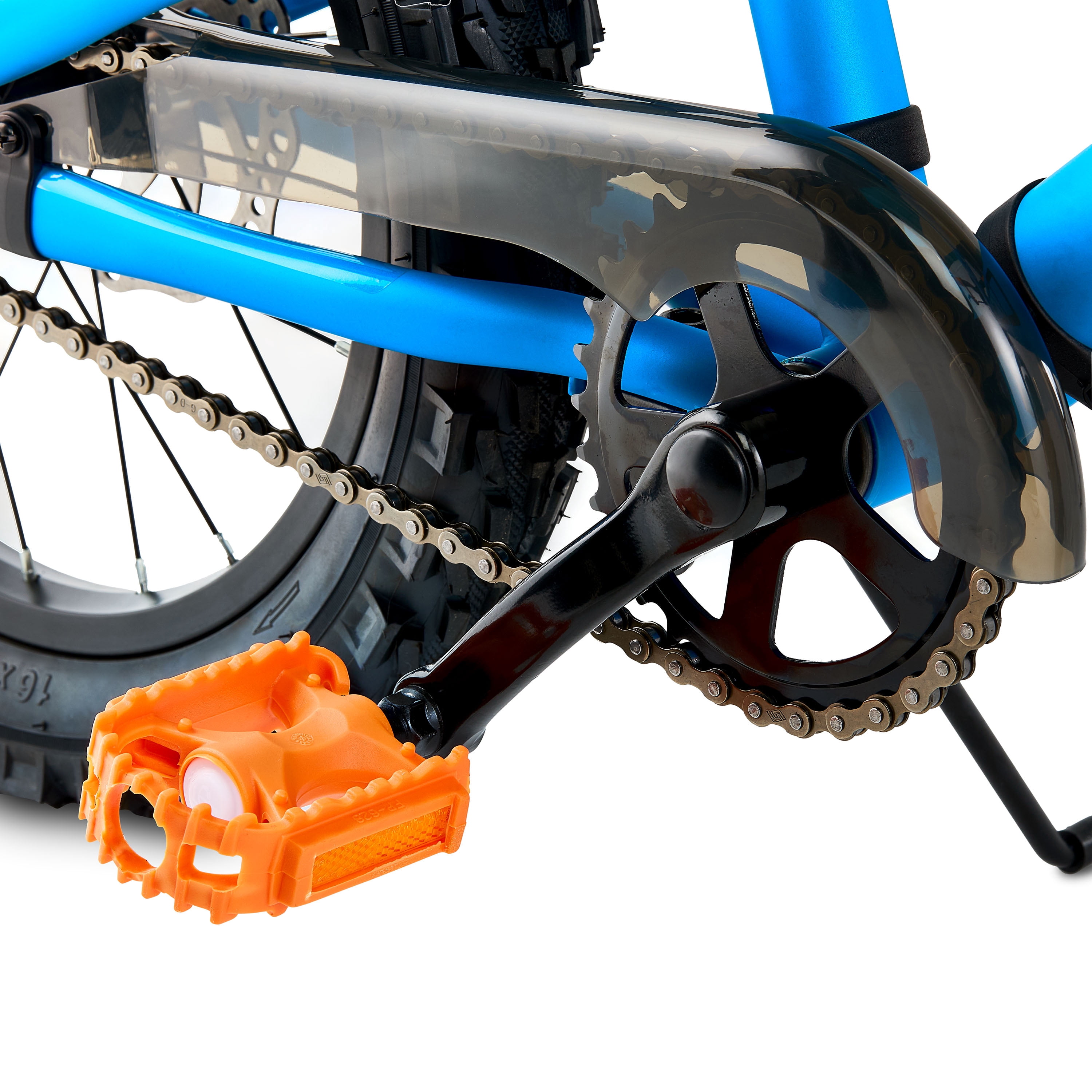 Ozark Trail 16 in M.1 Timber Kids Mountain Bike (Blue, 16 in) 8yu2s