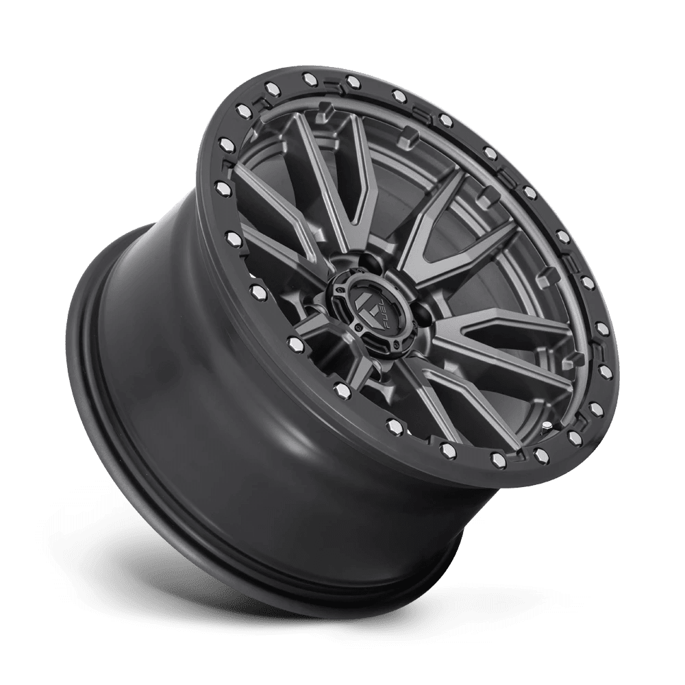 Fuel D680 Rebel Wheel (Matte Gun Metal Black, 16x8 in) b5ojv