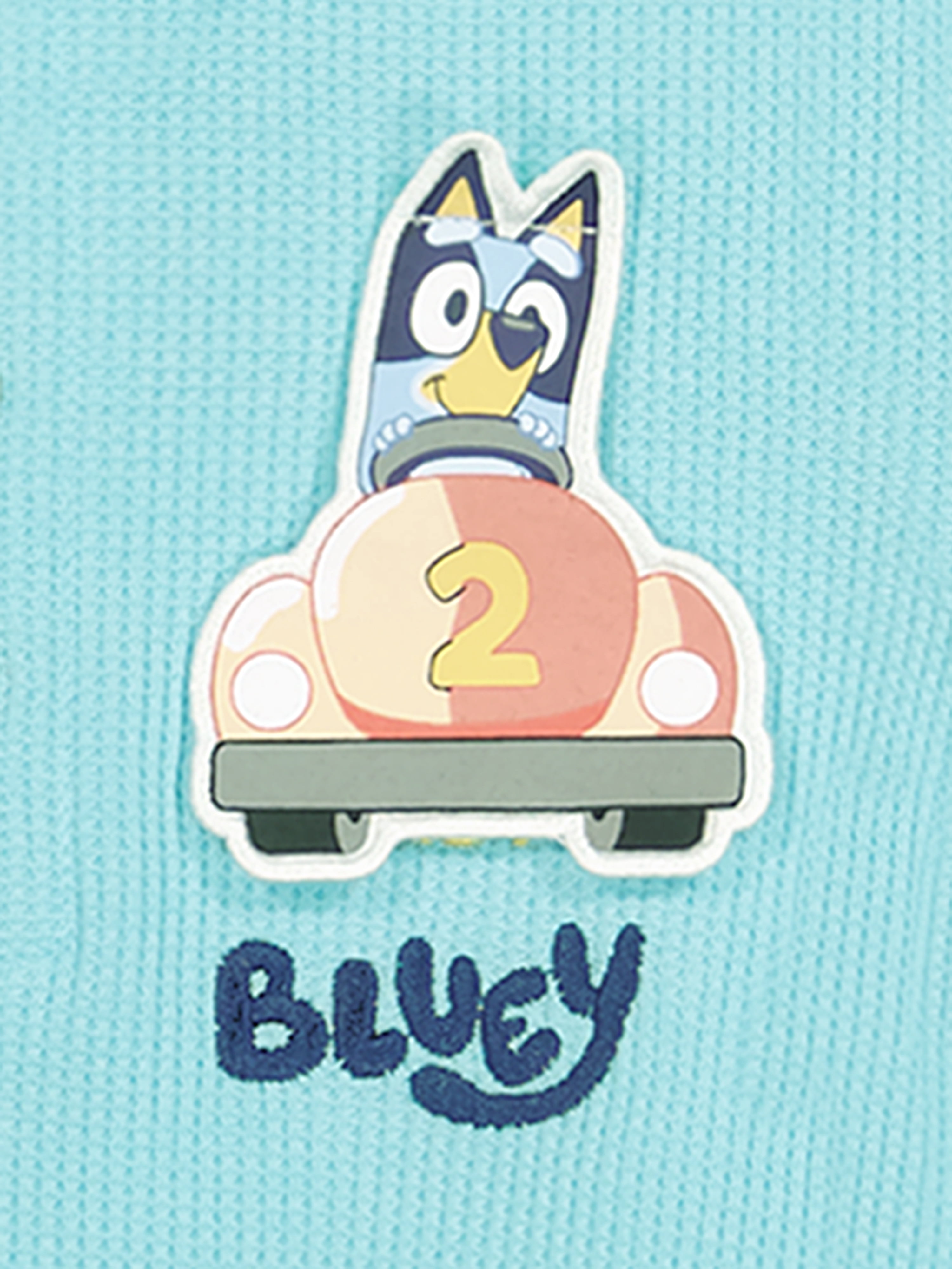 Bluey Baby Boy 2 Pack Rompers (Blue, 0-24 Months) aon5h