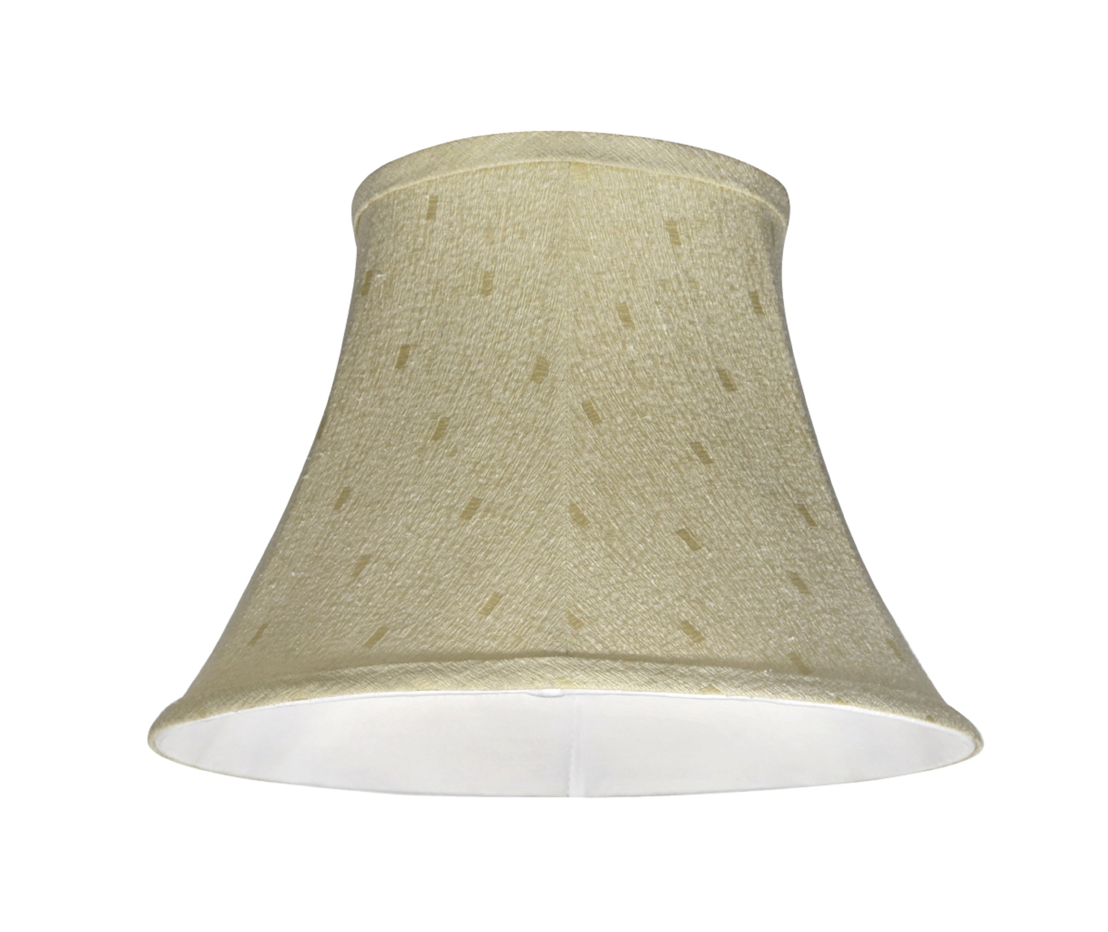 Aspen Creative Transitional Bell Lamp Shade, Jacquard Textured Fabric (Camel, 13 in) pb593