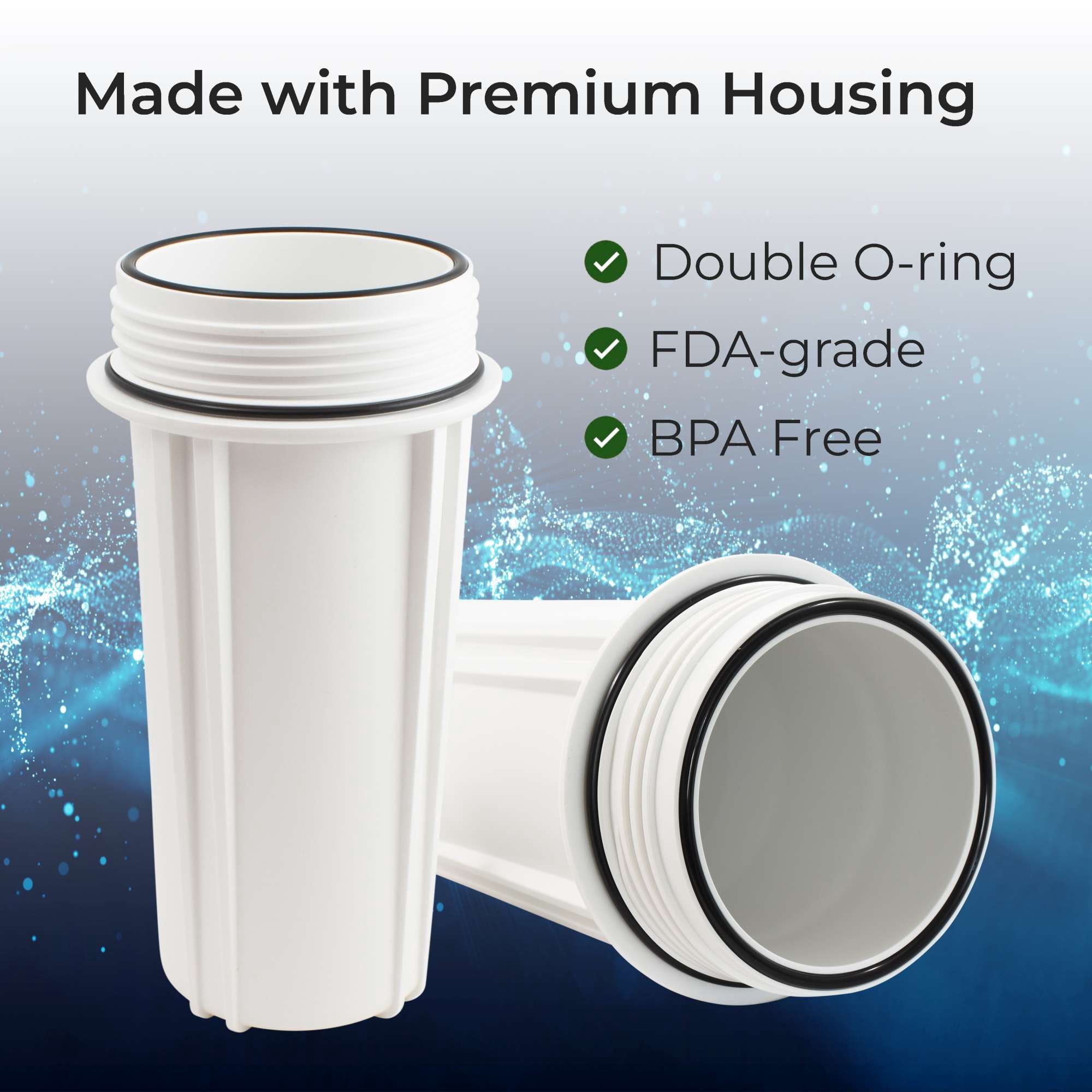 Anchor Water Filters 3-Stage Under Counter Water Filtration System (Chrome, 1 Pack) 8mftg