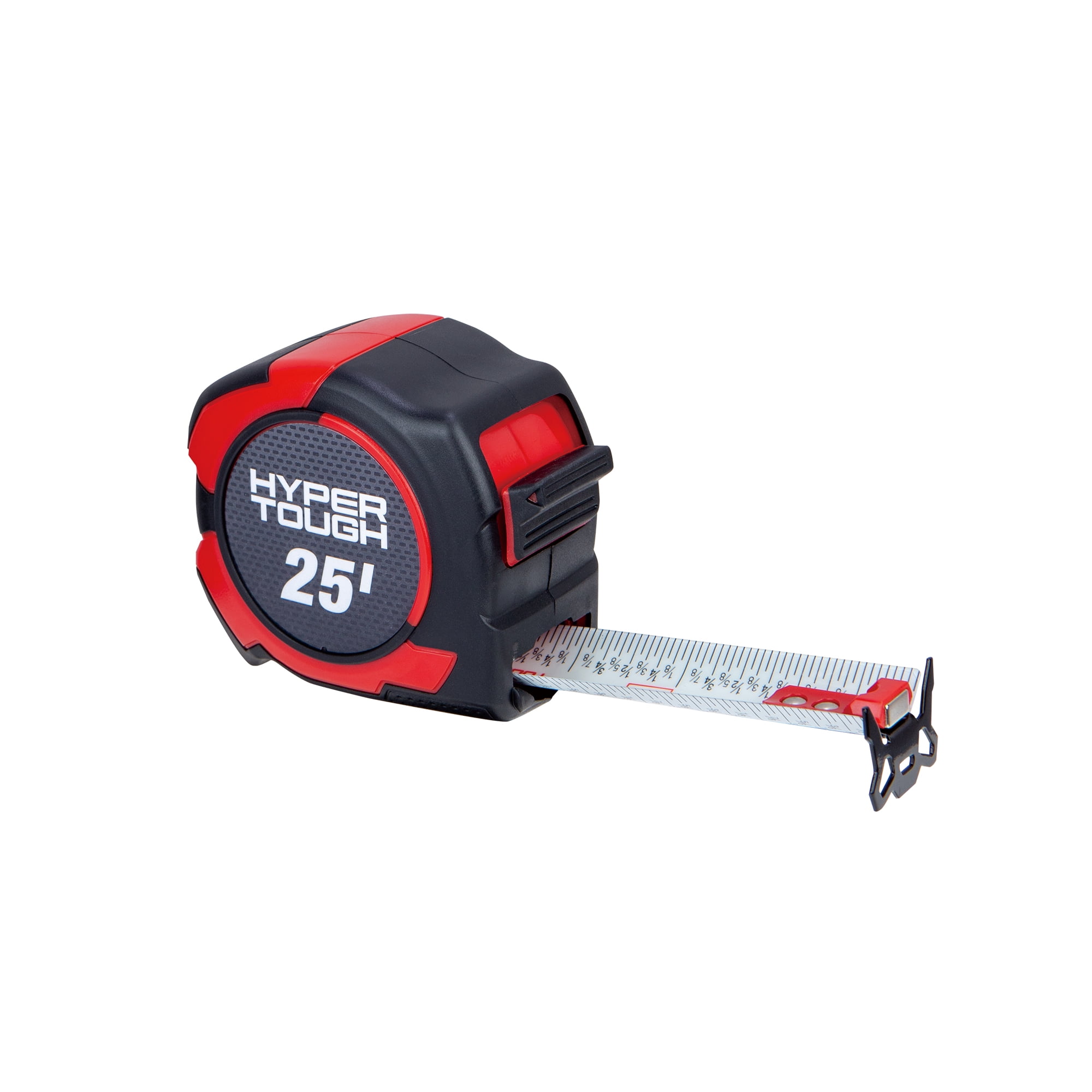 Hyper Tough Magnetic Tape Measure with Nylon-Coated Blade (Red, 25 ft) 9ew0n - Image 2