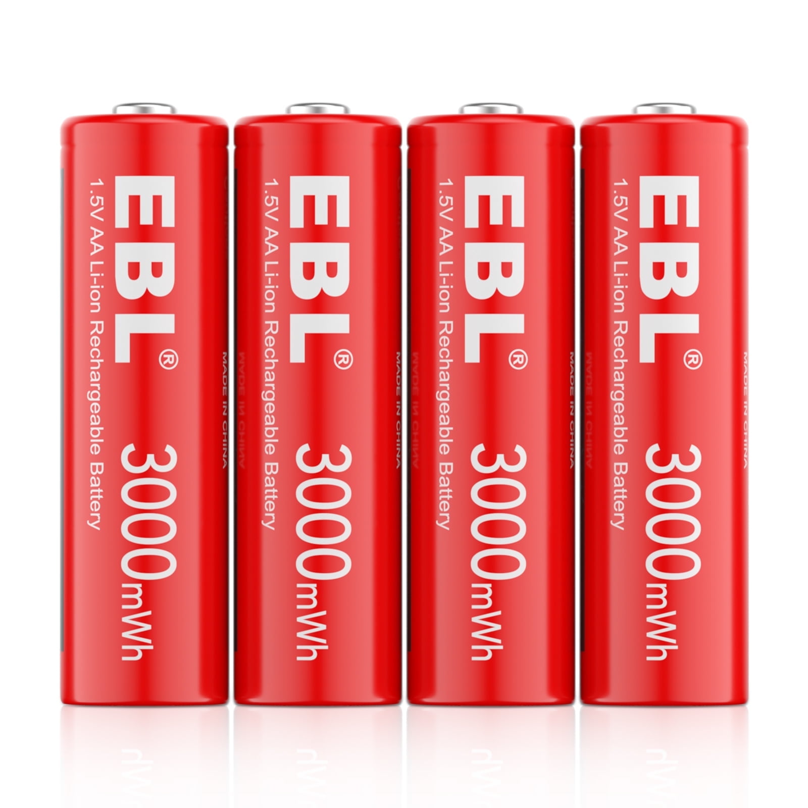 EBL Lithium-Ion Rechargeable AA Batteries (4-Pack) ydhc1