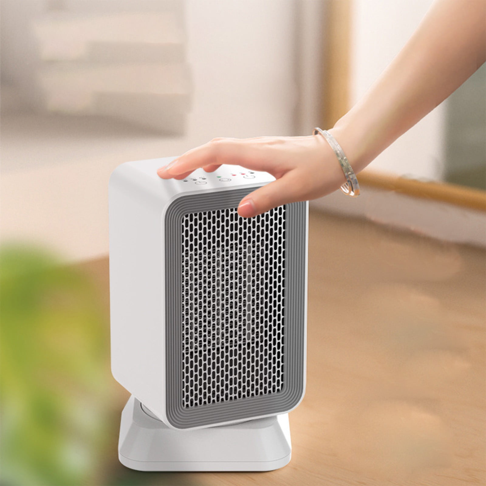 PhiGZnt 30 in Smart Oscillating Tower Space Heater with Thermostat, App & Voice Control (White, 30 in) 4j4q5