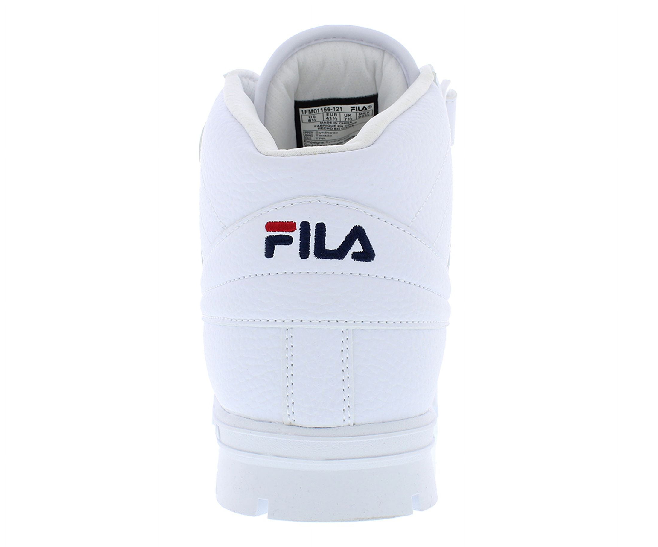 FILA V13 Men's High-Top Boots Casual Athletic Footwear (White, 10) xcuz5