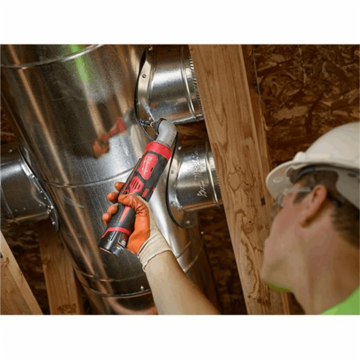 Milwaukee M12 1/4 in Hex Right Angle Impact Driver (Black, 600 in-lbs Torque) 9yj3d
